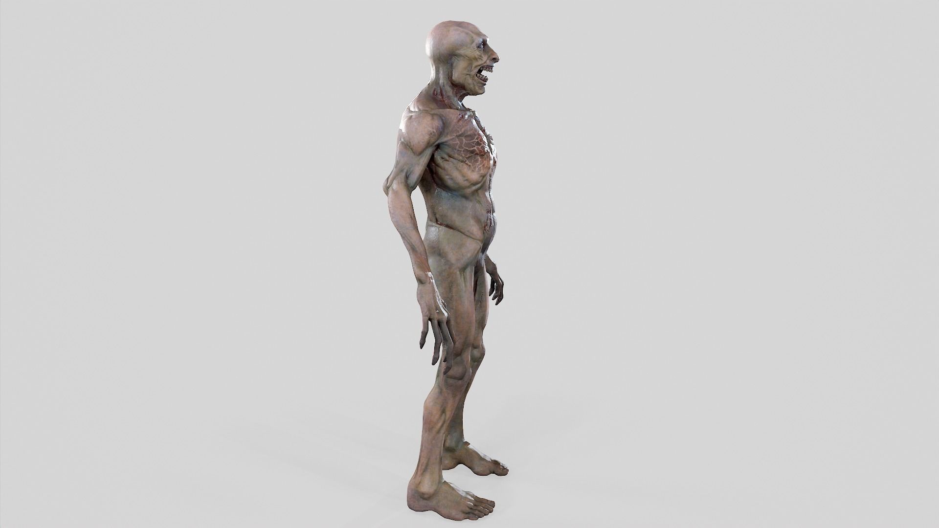 Zombie Undead - Rigged - Animated - Game Ready Low-poly 3D model_30