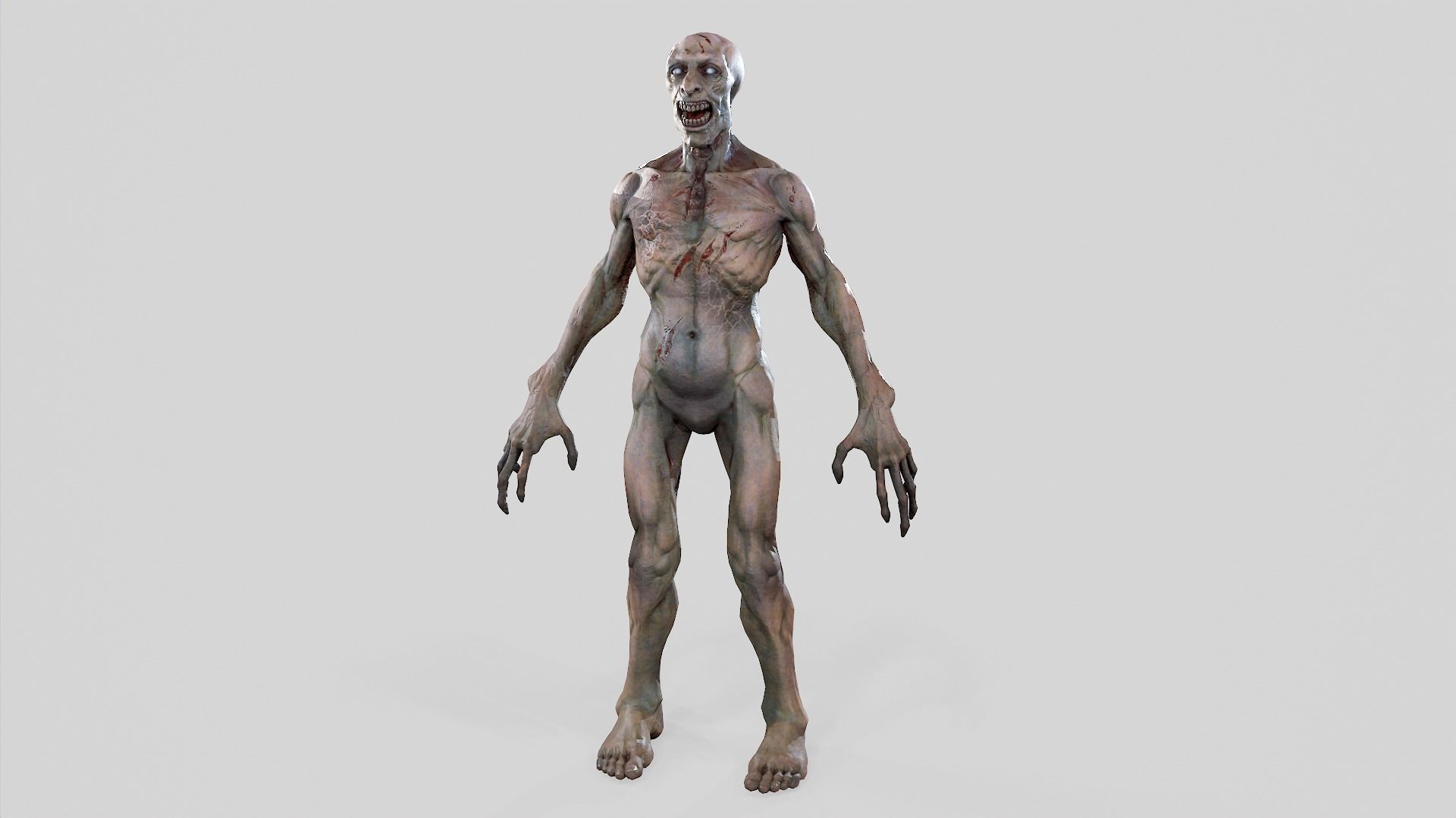 Zombie Undead - Rigged - Animated - Game Ready Low-poly 3D model_75