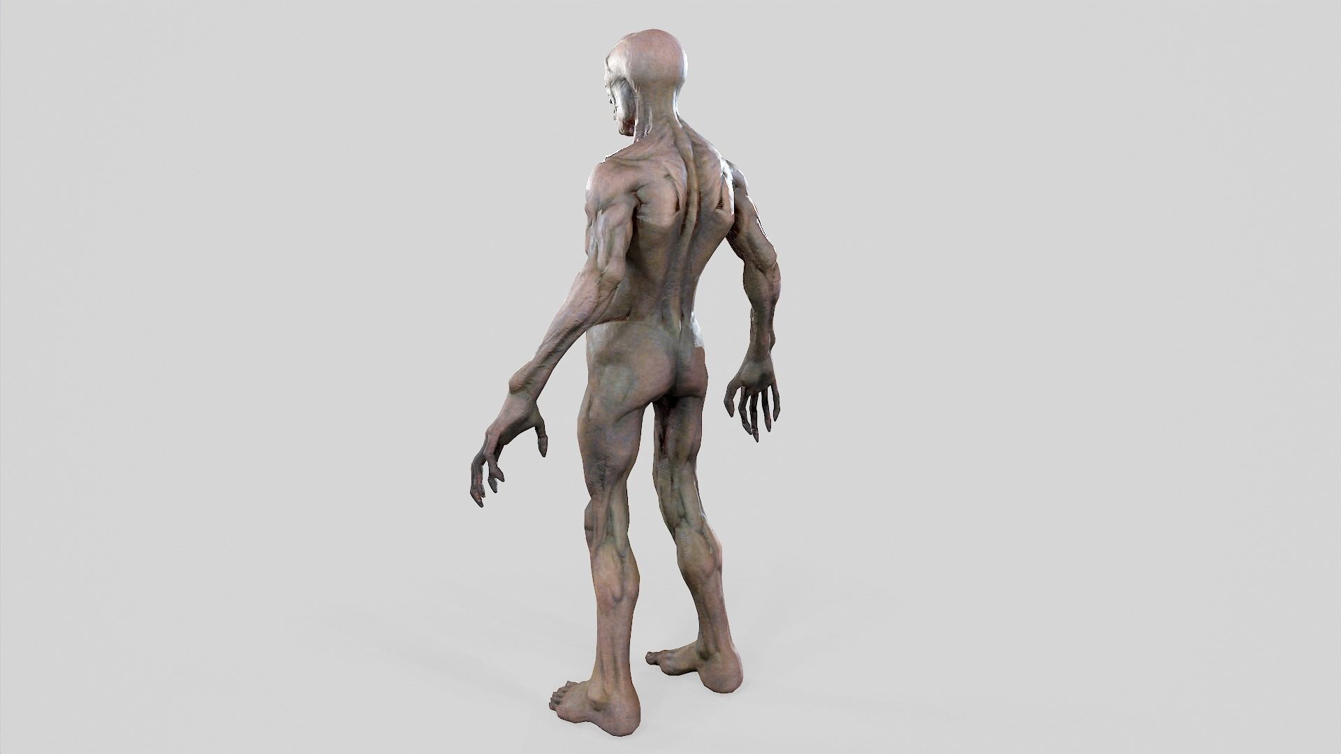 Zombie Undead - Rigged - Animated - Game Ready Low-poly 3D model_54