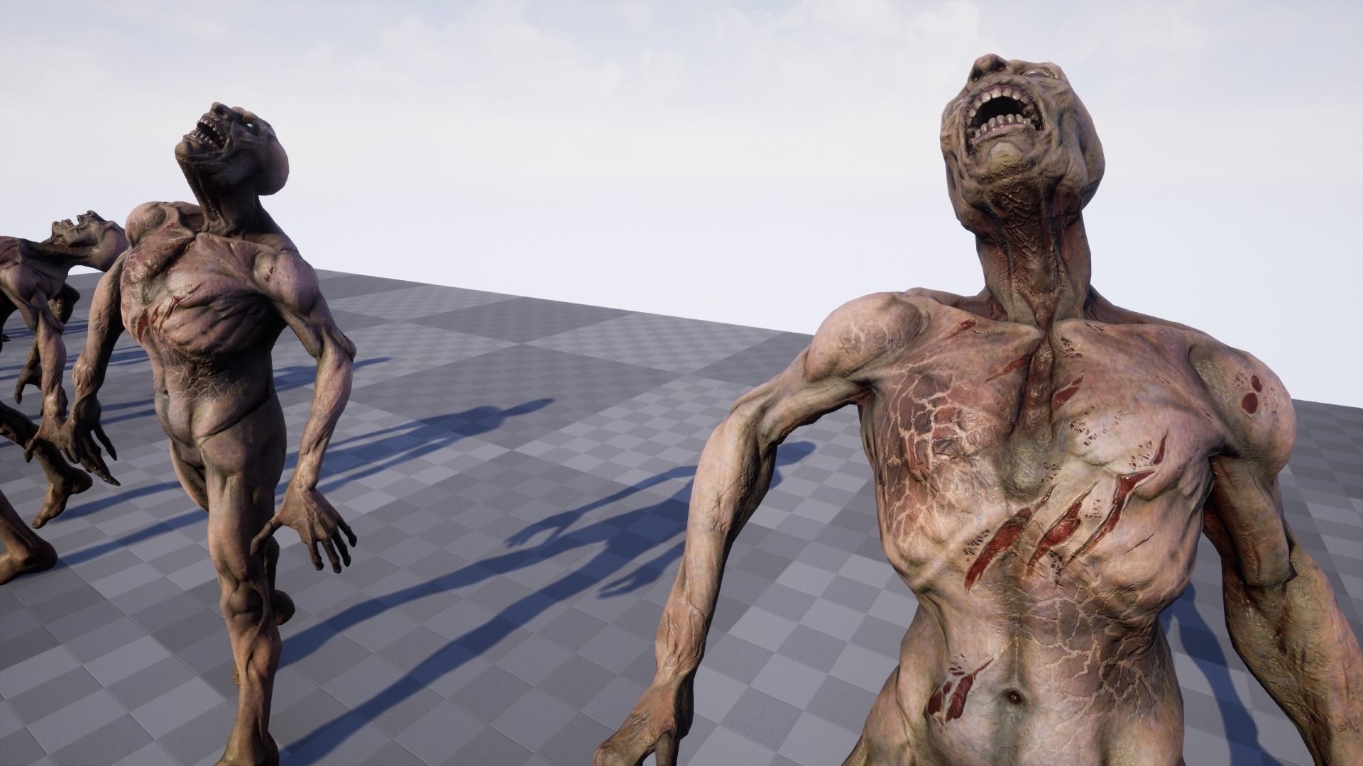 Zombie Undead - Rigged - Animated - Game Ready Low-poly 3D model_11
