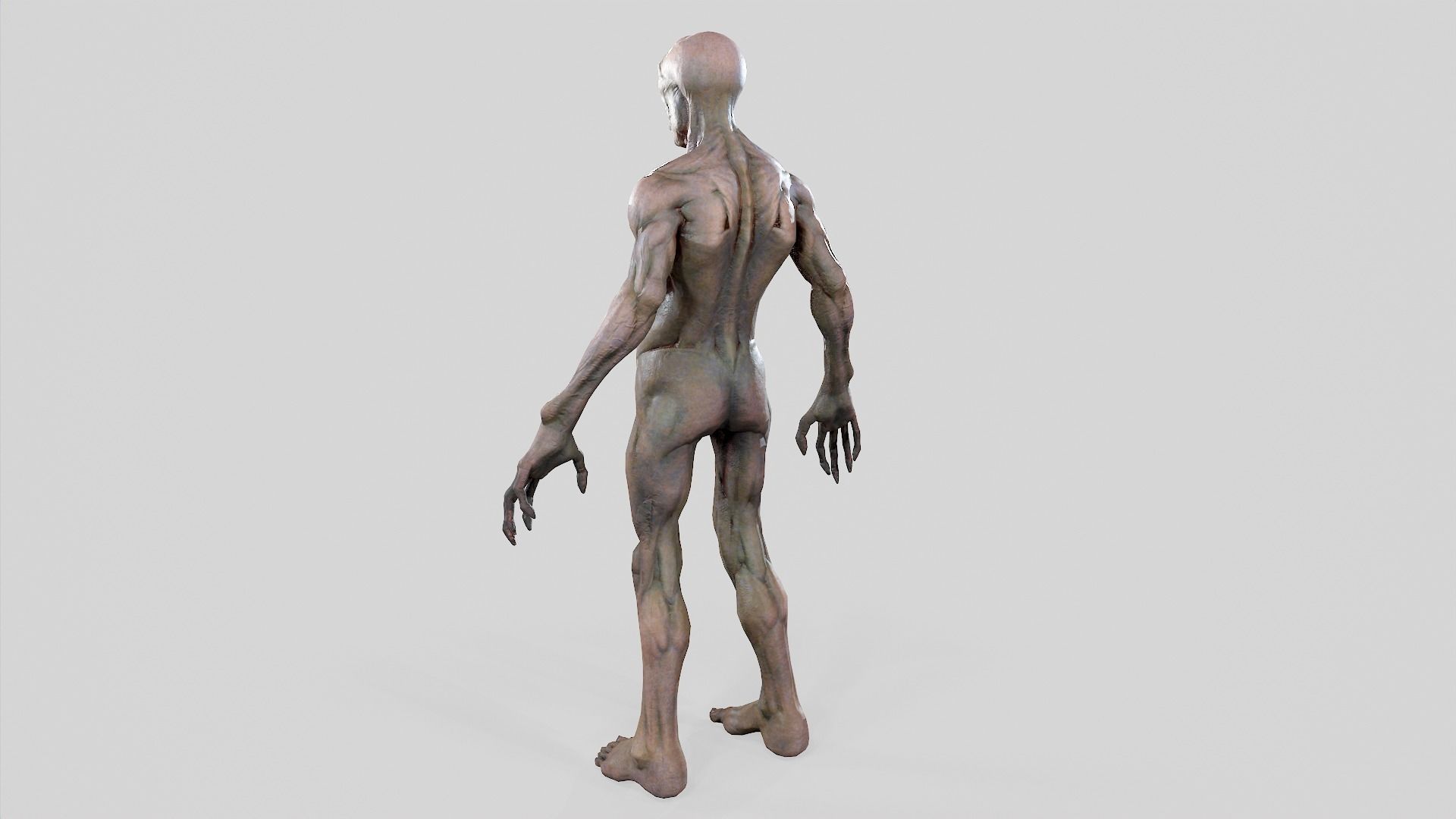 Zombie Undead - Rigged - Animated - Game Ready Low-poly 3D model_53