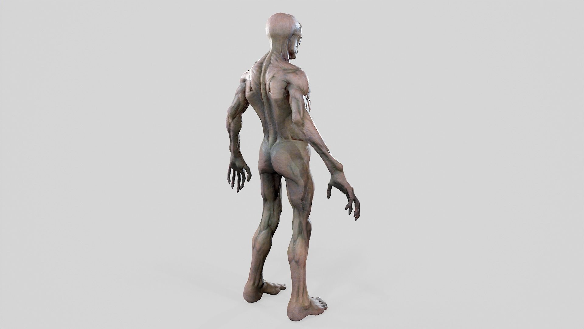 Zombie Undead - Rigged - Animated - Game Ready Low-poly 3D model_40
