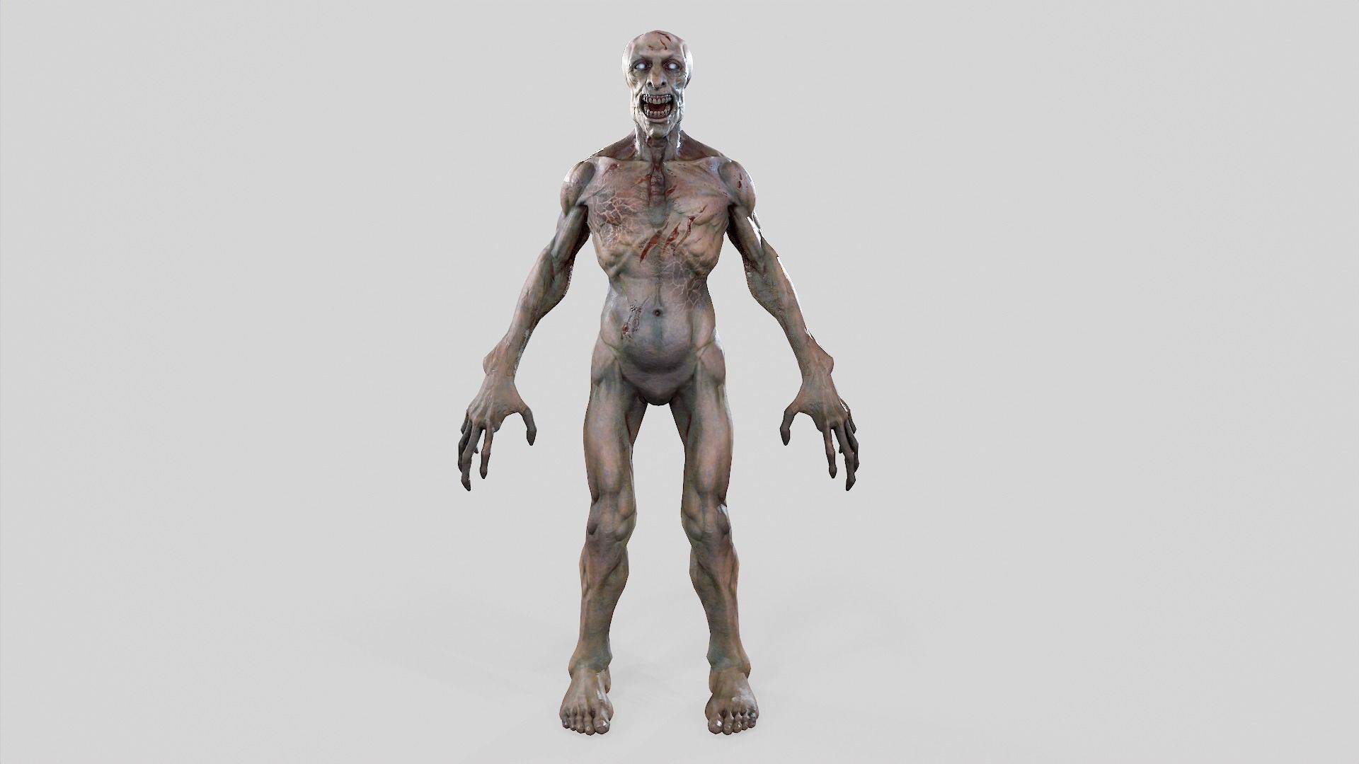 Zombie Undead - Rigged - Animated - Game Ready Low-poly 3D model_77