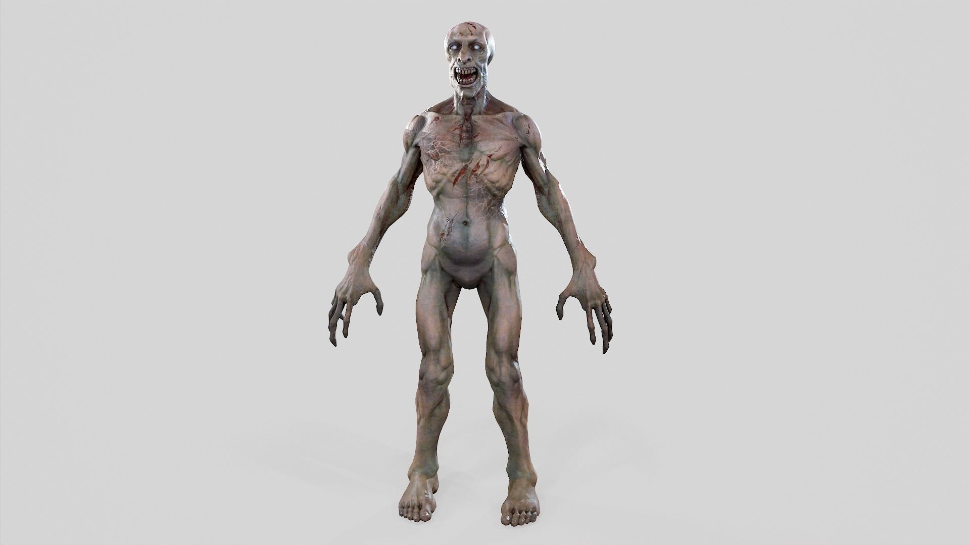 Zombie Undead - Rigged - Animated - Game Ready Low-poly 3D model_76