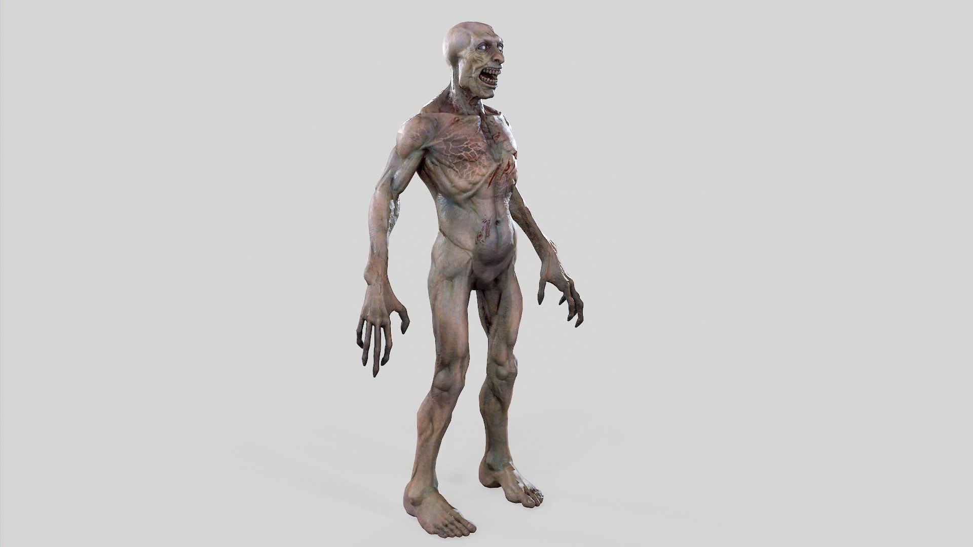 Zombie Undead - Rigged - Animated - Game Ready Low-poly 3D model_24