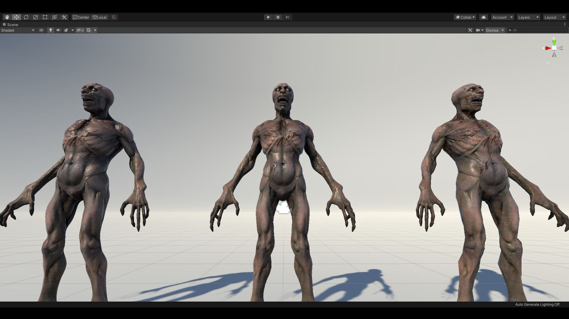 Zombie Undead - Rigged - Animated - Game Ready Low-poly 3D model_14