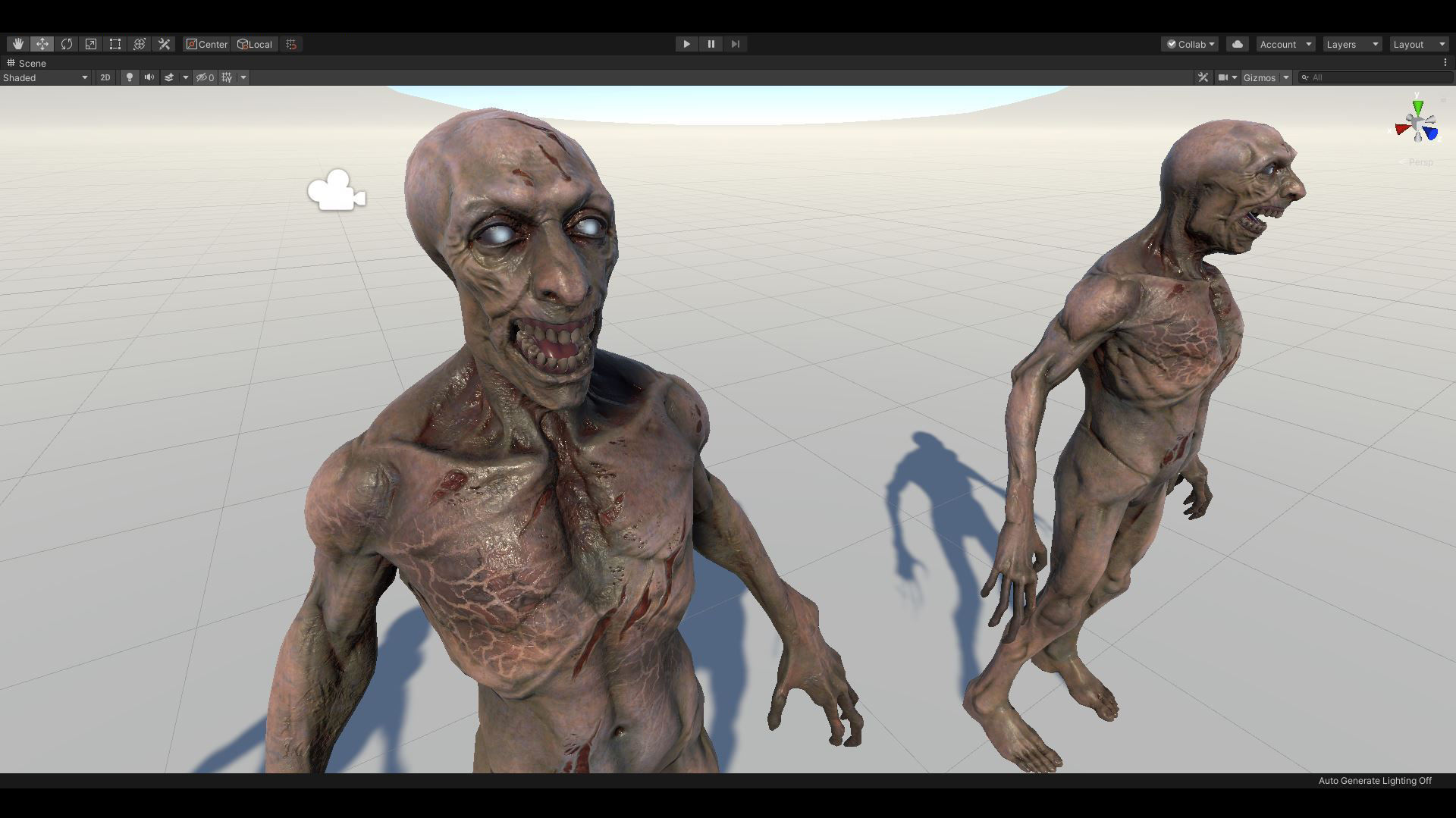 Zombie Undead - Rigged - Animated - Game Ready Low-poly 3D model_15