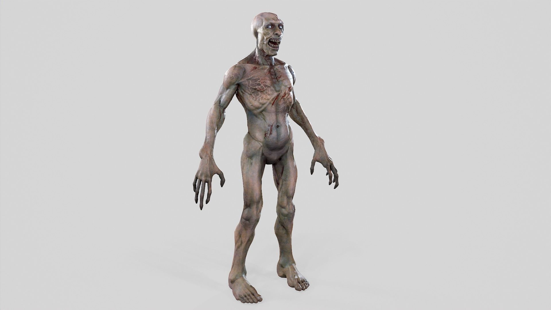 Zombie Undead - Rigged - Animated - Game Ready Low-poly 3D model_22