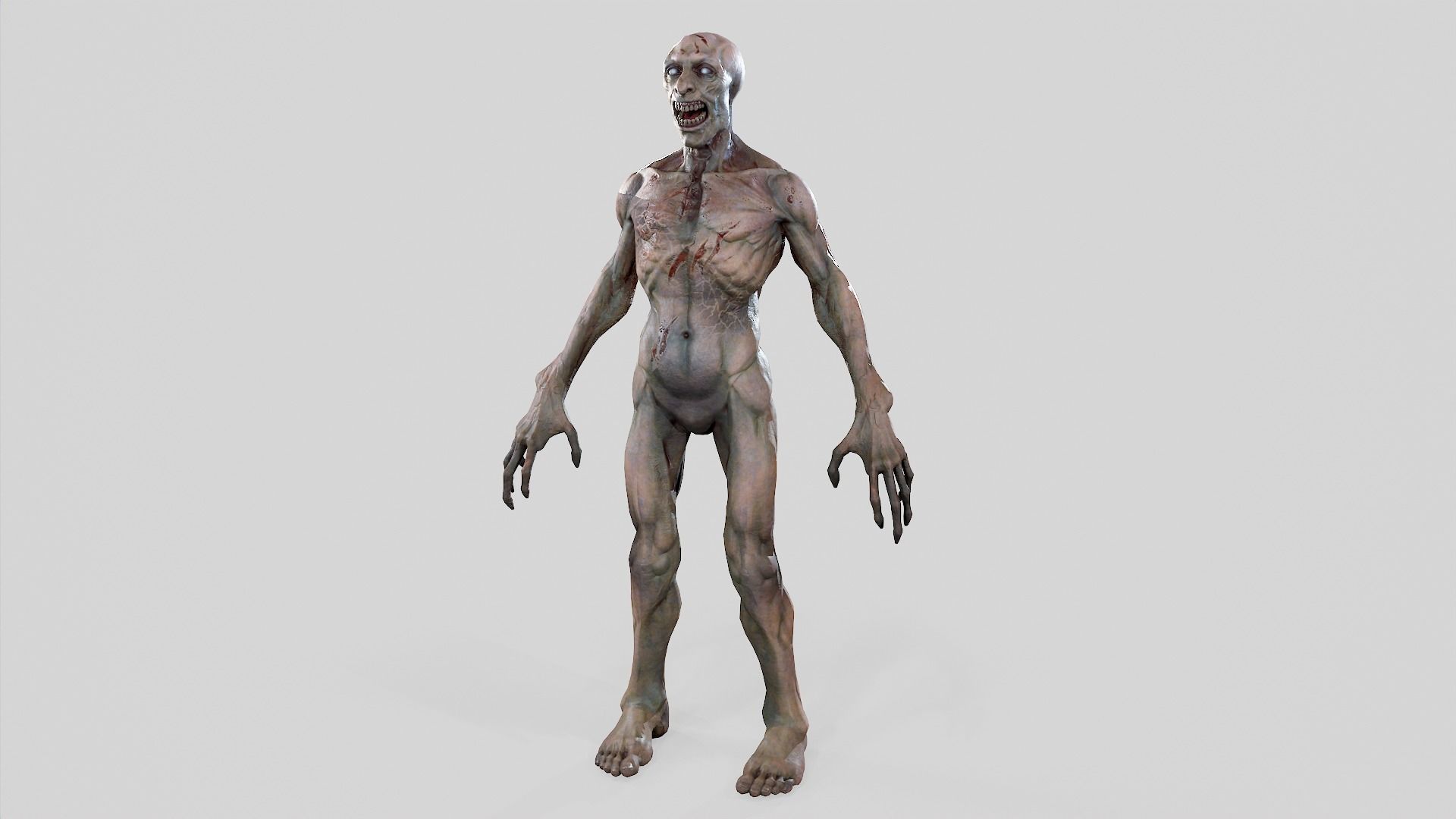 Zombie Undead - Rigged - Animated - Game Ready Low-poly 3D model_74