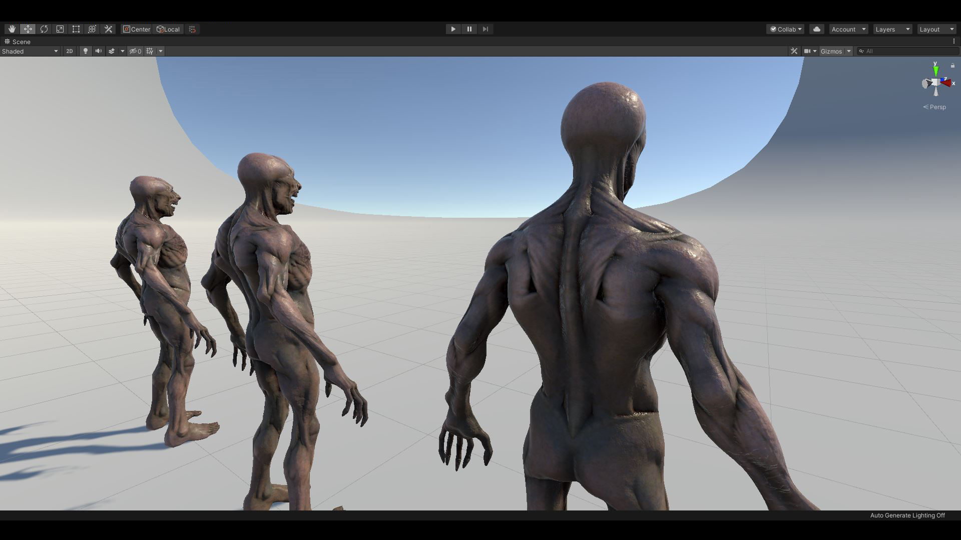 Zombie Undead - Rigged - Animated - Game Ready Low-poly 3D model_18
