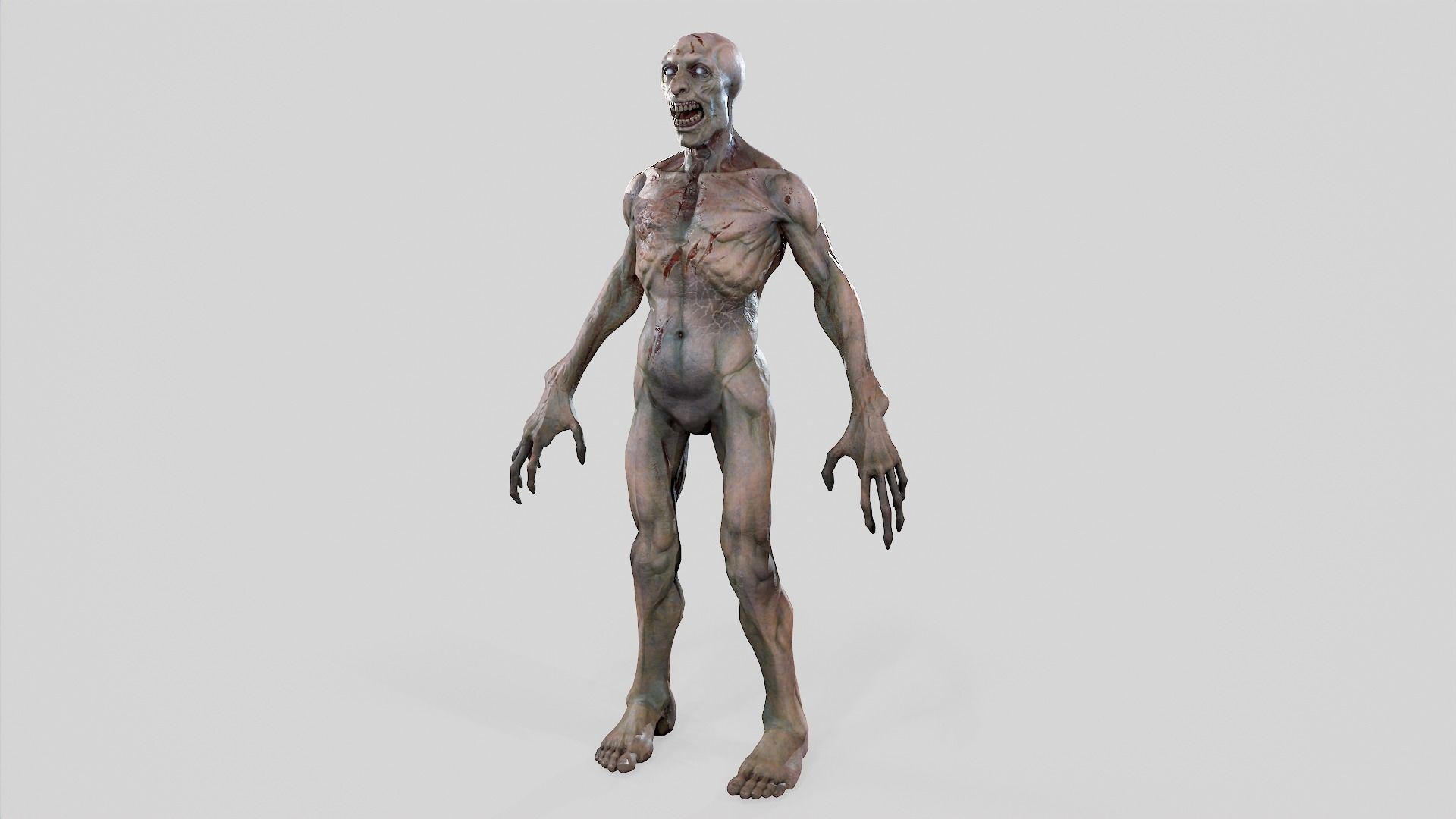 Zombie Undead - Rigged - Animated - Game Ready Low-poly 3D model_73