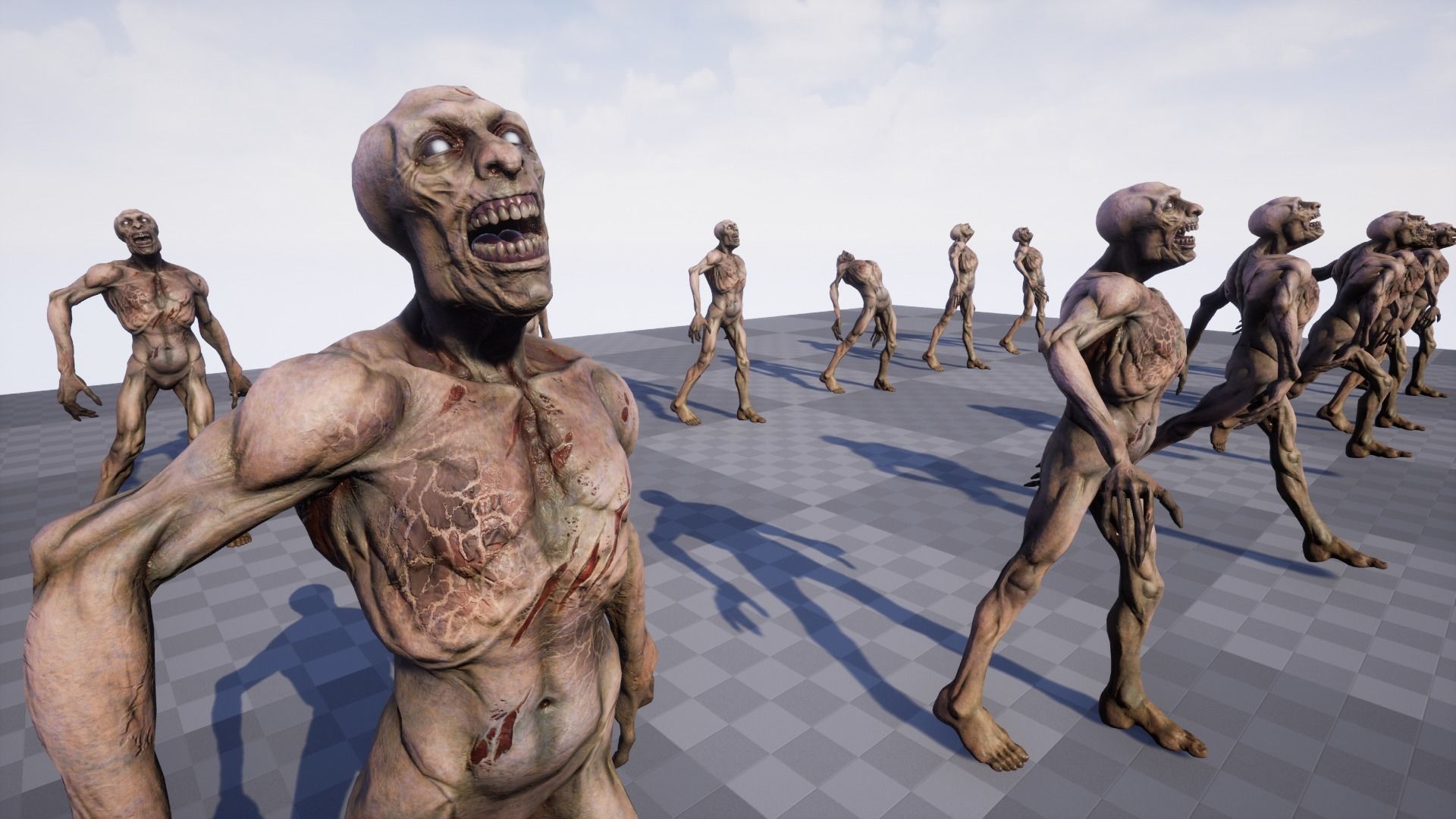 Zombie Undead - Rigged - Animated - Game Ready Low-poly 3D model_5