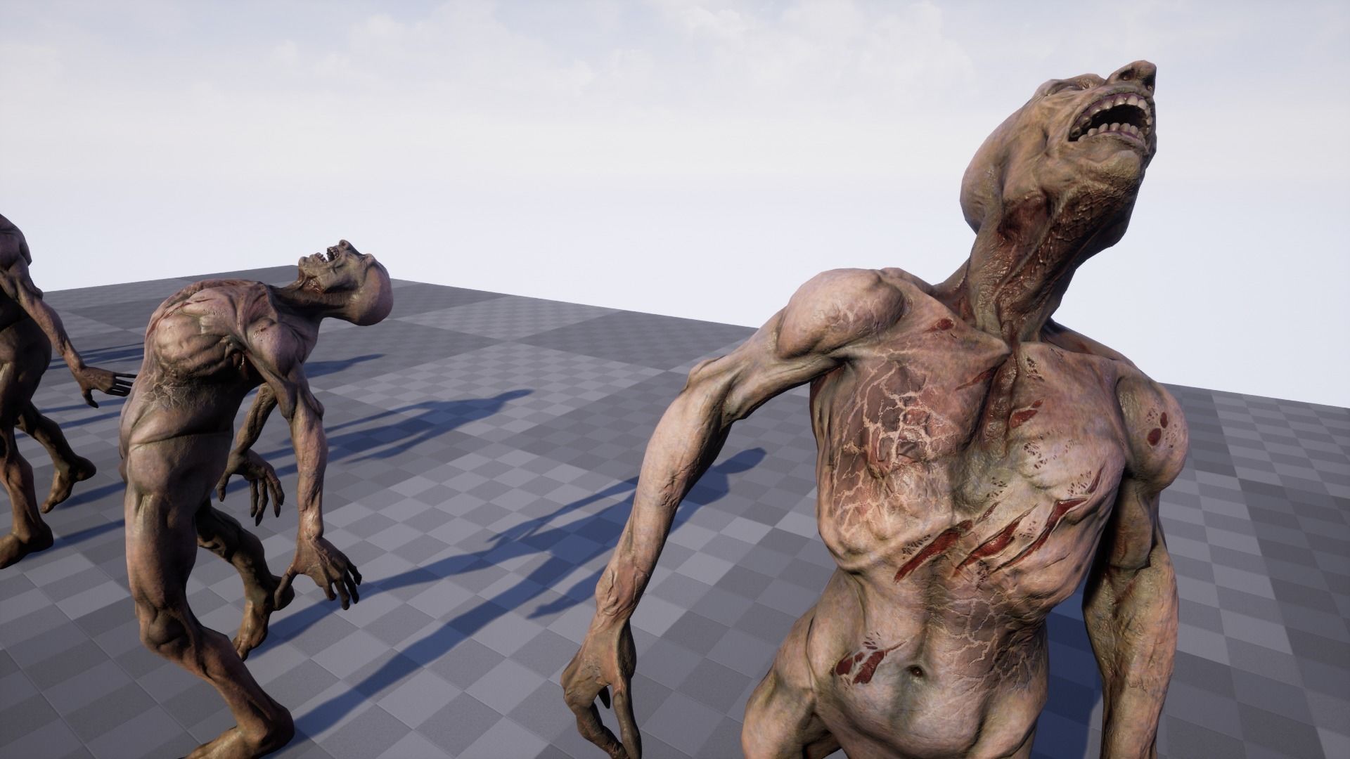 Zombie Undead - Rigged - Animated - Game Ready Low-poly 3D model_10