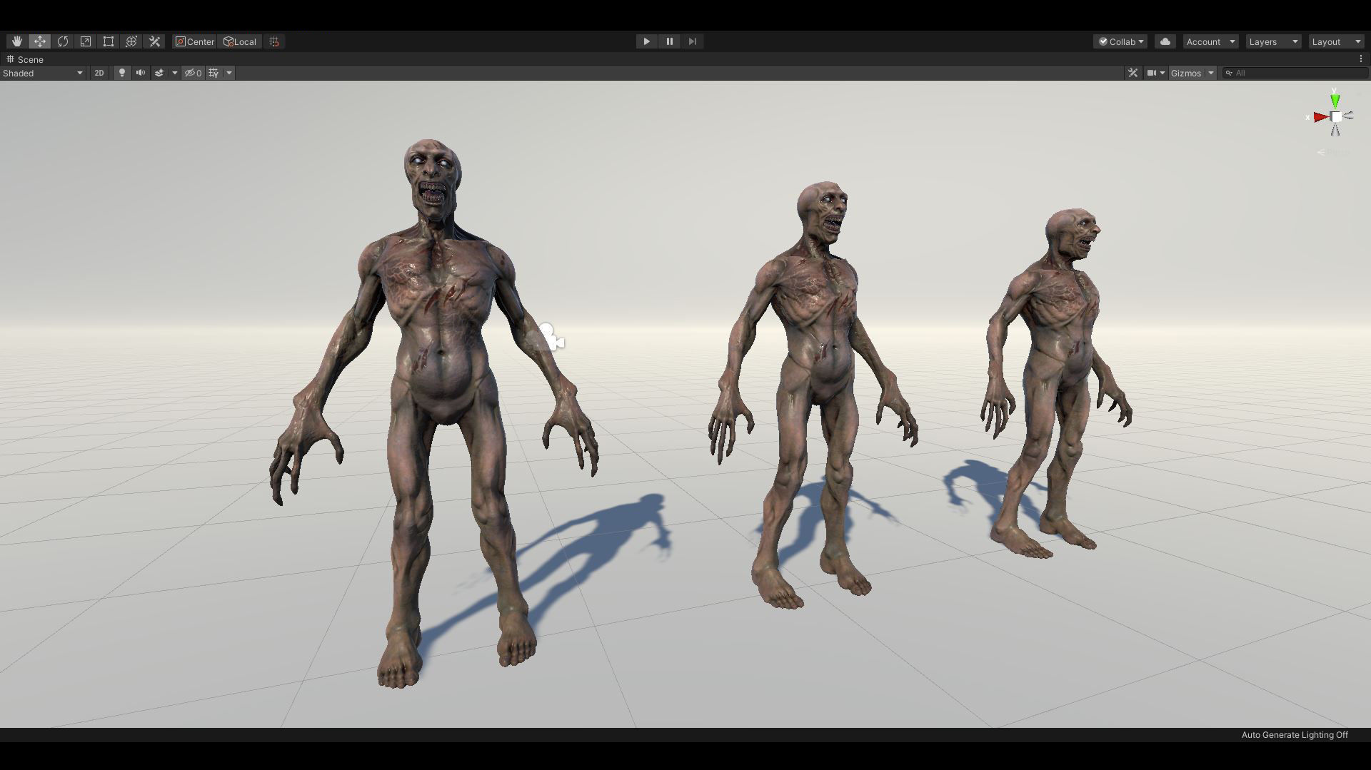 Zombie Undead - Rigged - Animated - Game Ready Low-poly 3D model_12