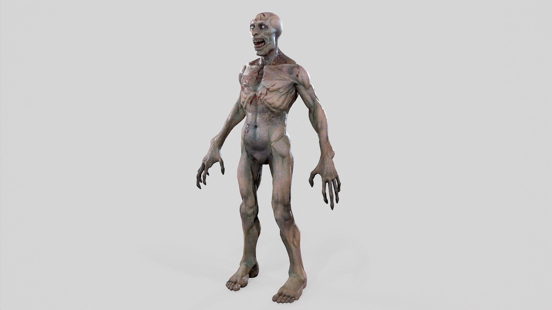 Zombie Undead - Rigged - Animated - Game Ready Low-poly 3D model_72