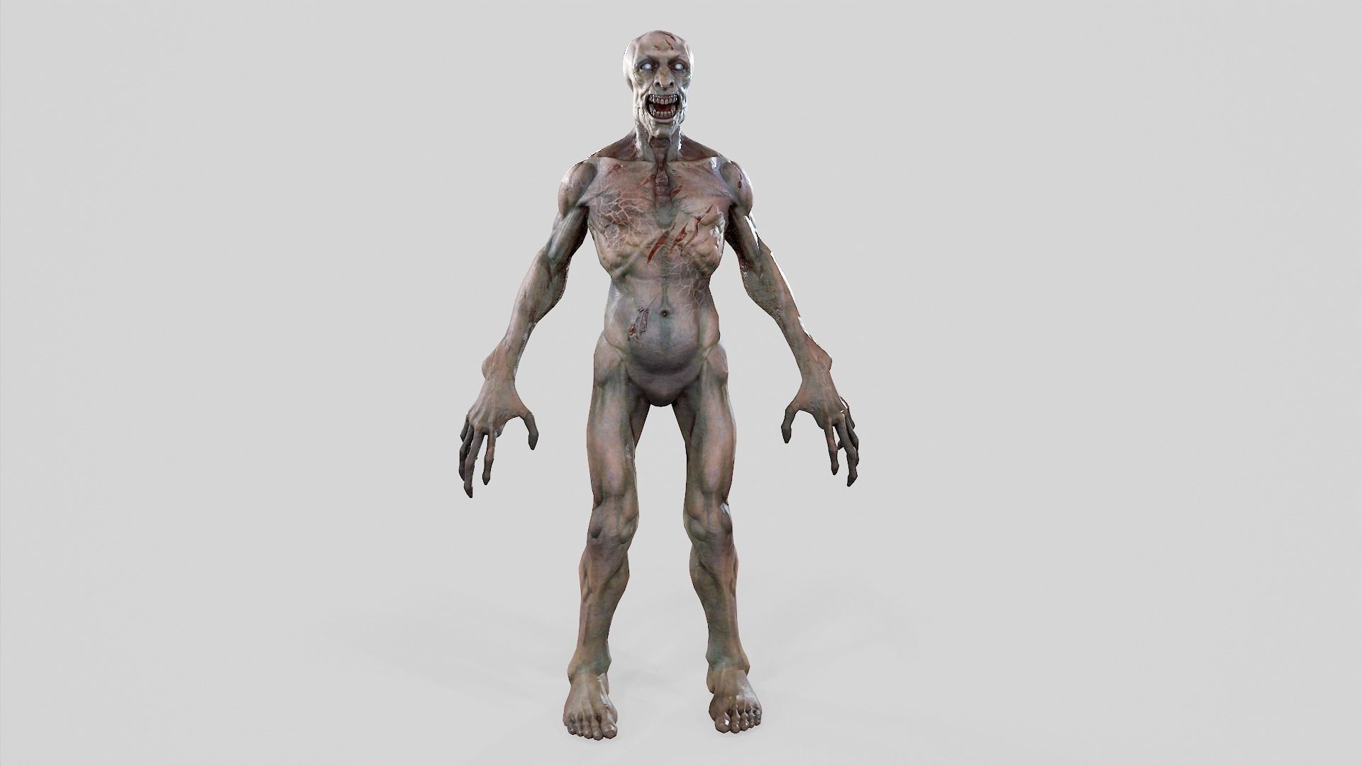 Zombie Undead - Rigged - Animated - Game Ready Low-poly 3D model_78