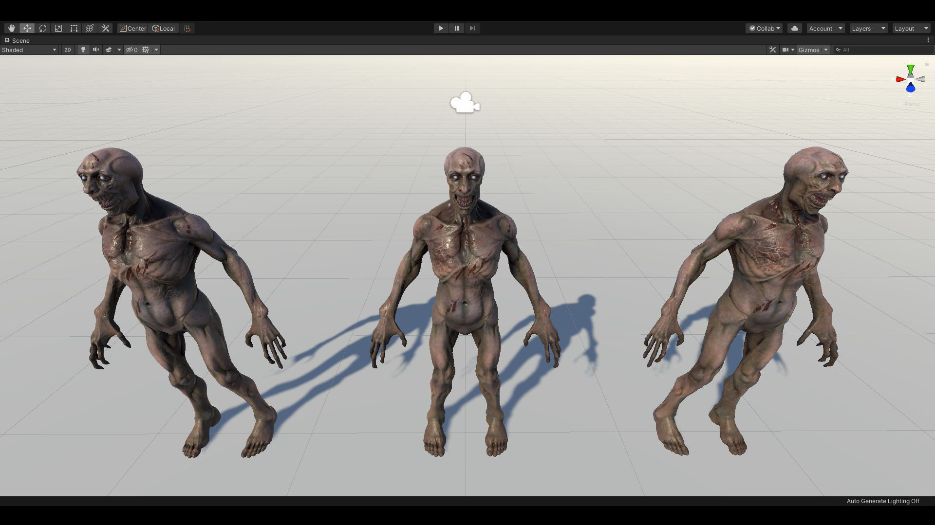 Zombie Undead - Rigged - Animated - Game Ready Low-poly 3D model_13