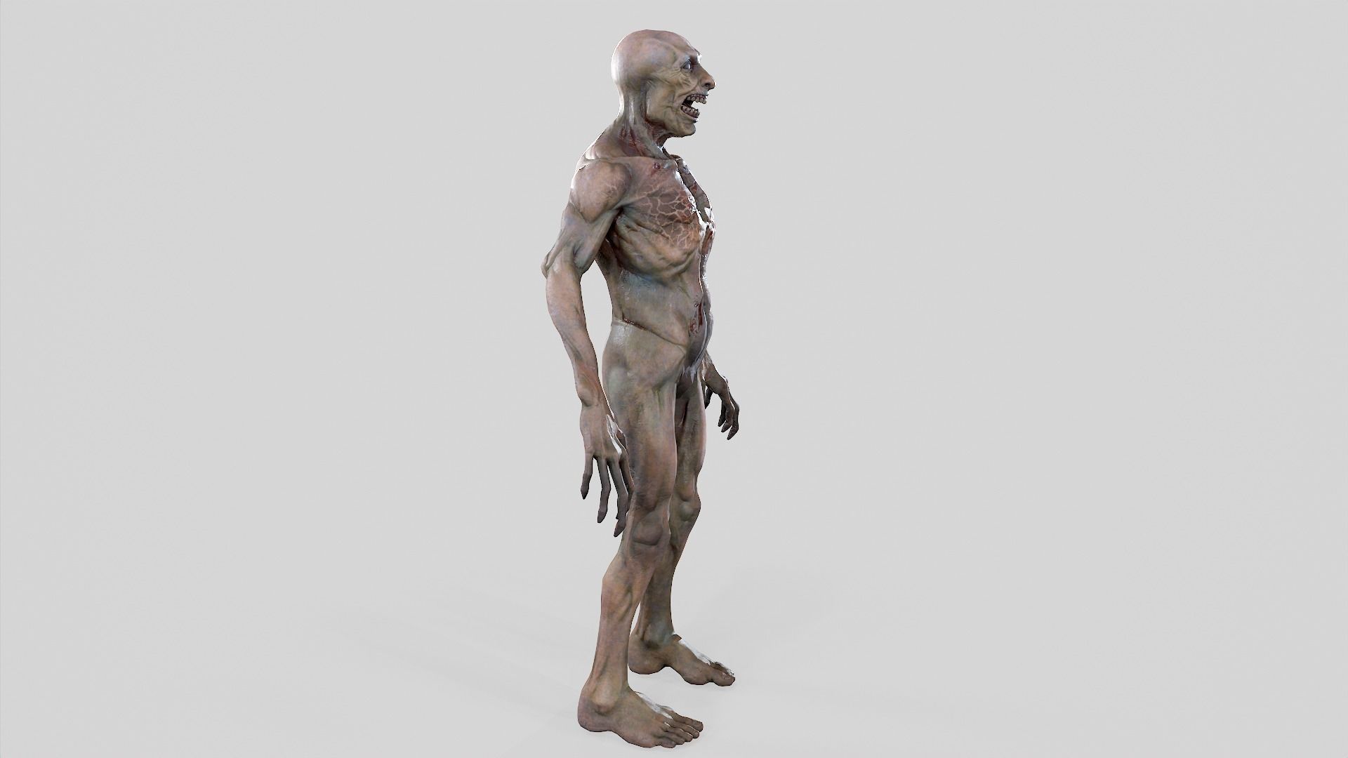 Zombie Undead - Rigged - Animated - Game Ready Low-poly 3D model_29