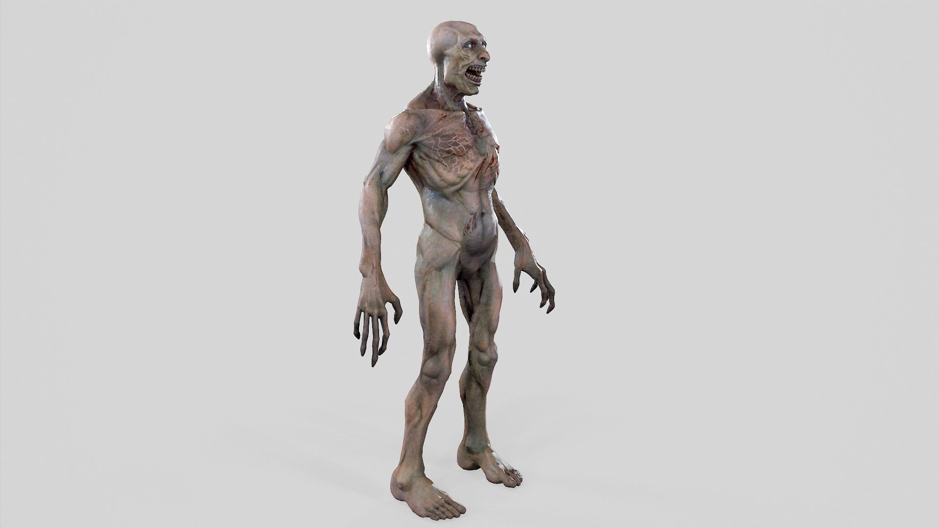 Zombie Undead - Rigged - Animated - Game Ready Low-poly 3D model_25