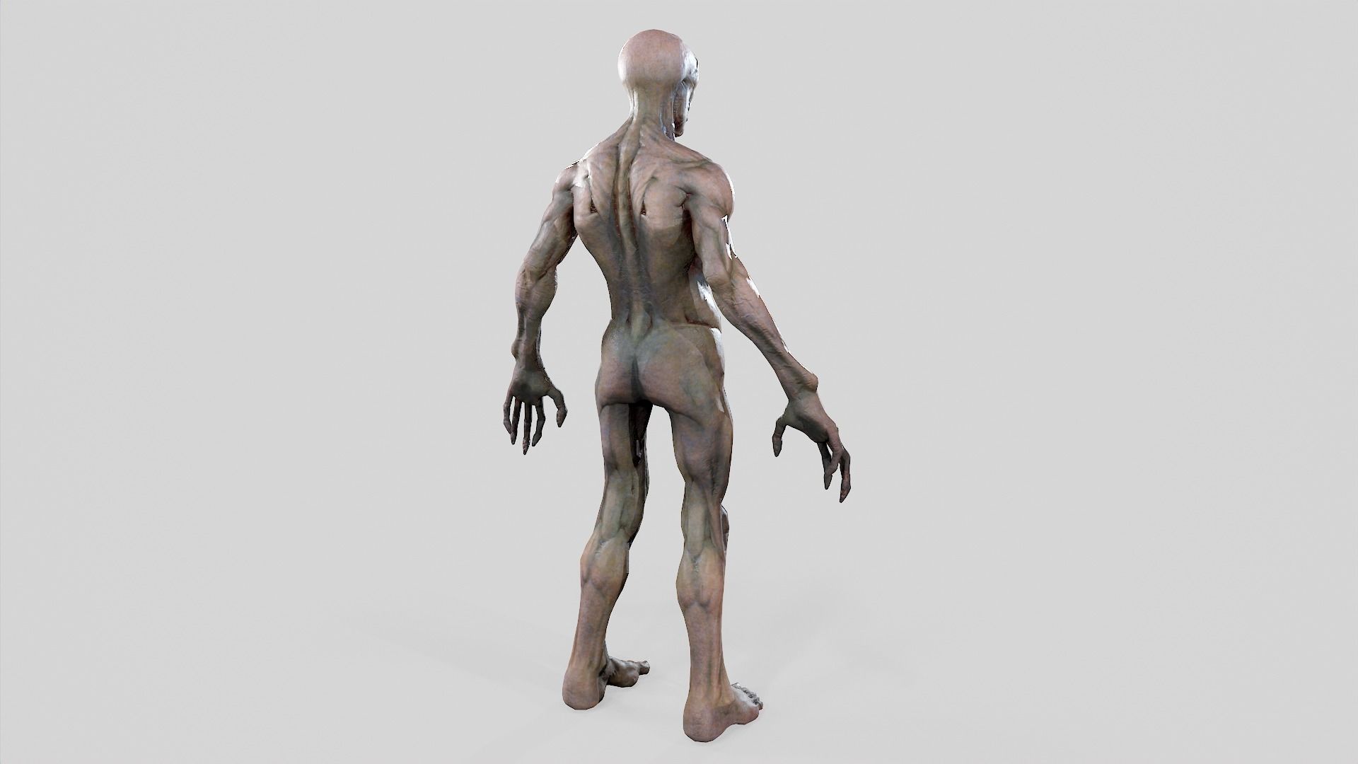Zombie Undead - Rigged - Animated - Game Ready Low-poly 3D model_42