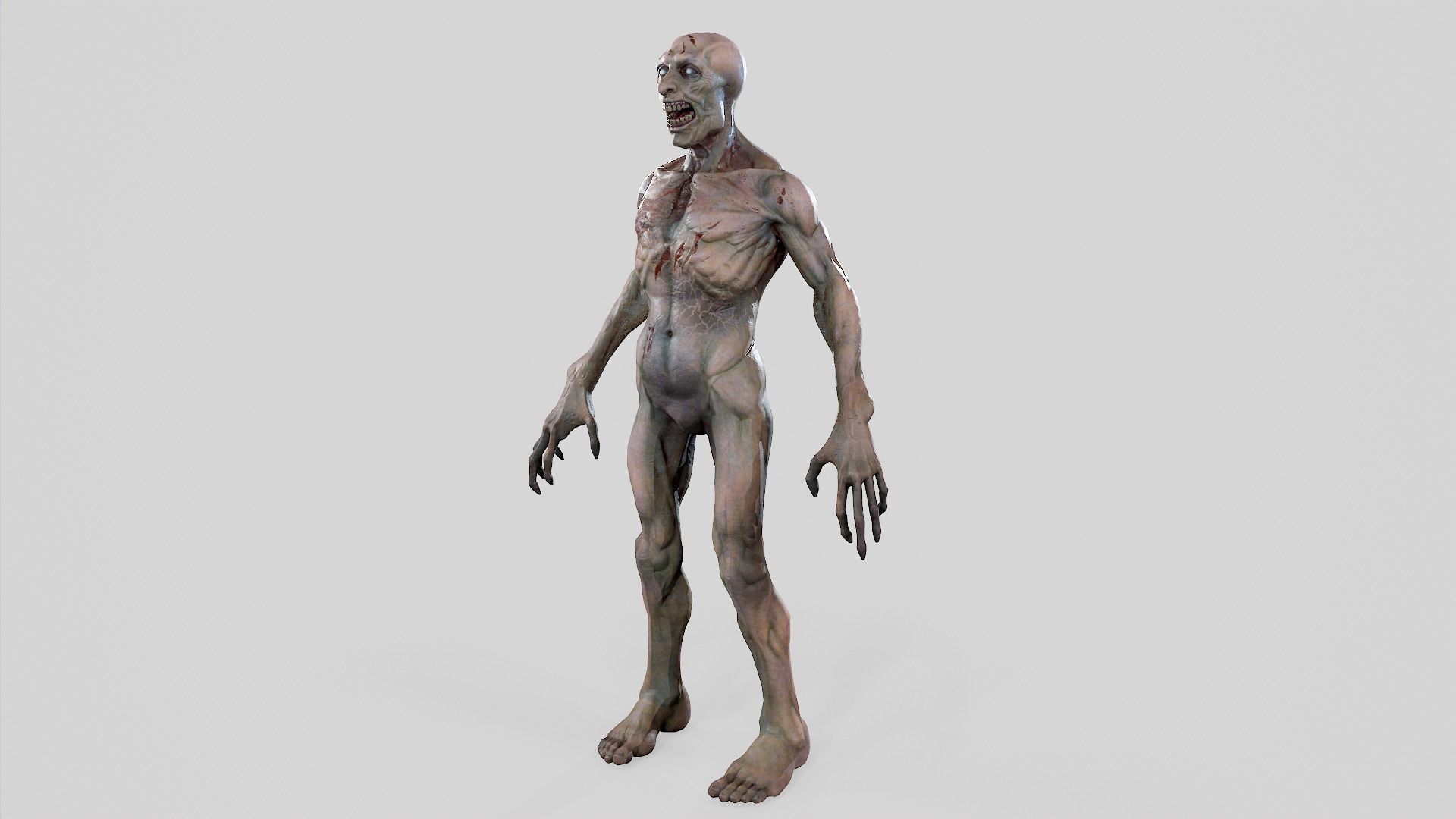 Zombie Undead - Rigged - Animated - Game Ready Low-poly 3D model_71
