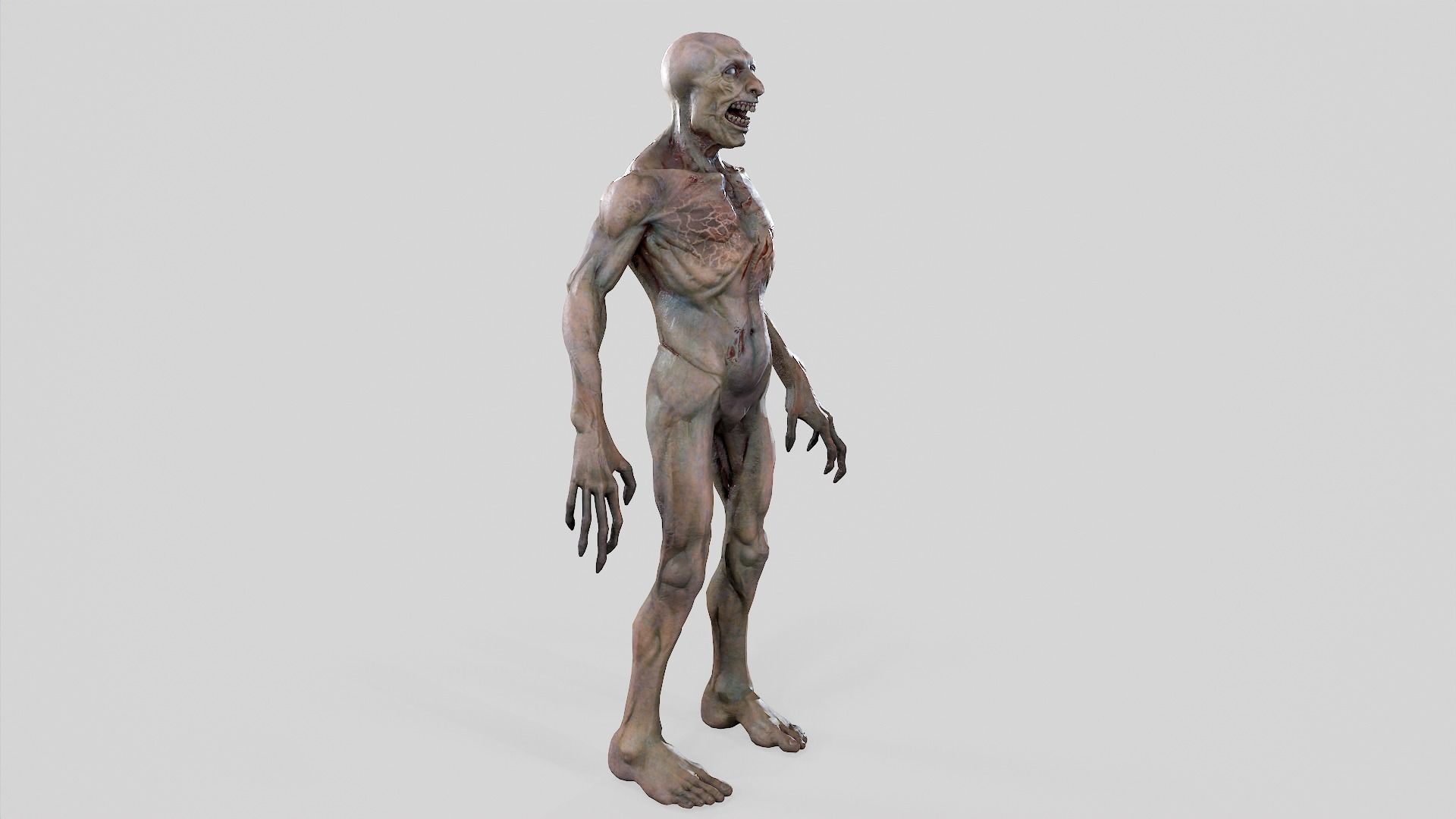 Zombie Undead - Rigged - Animated - Game Ready Low-poly 3D model_26