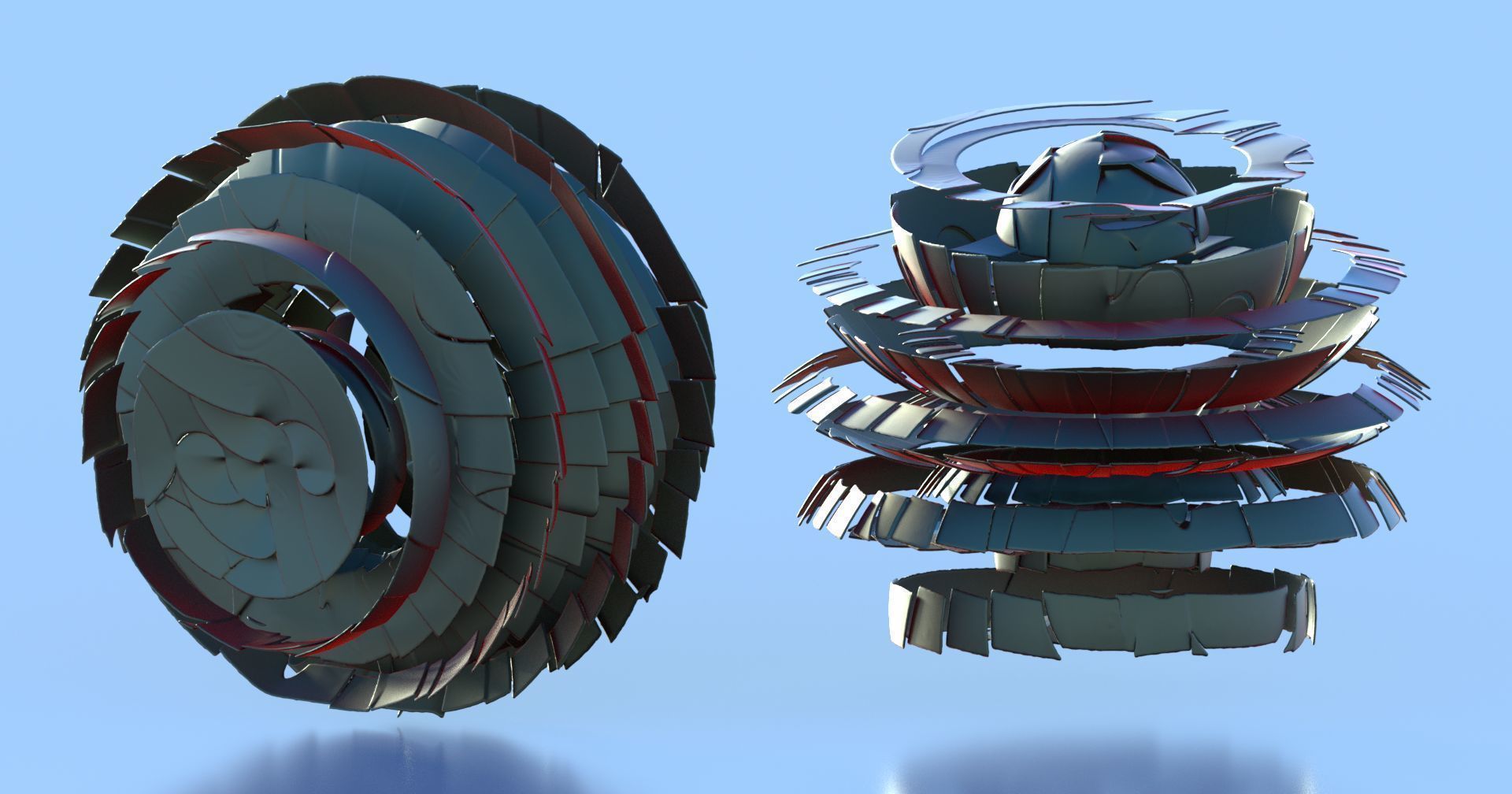 Solar Panels 3D model_2