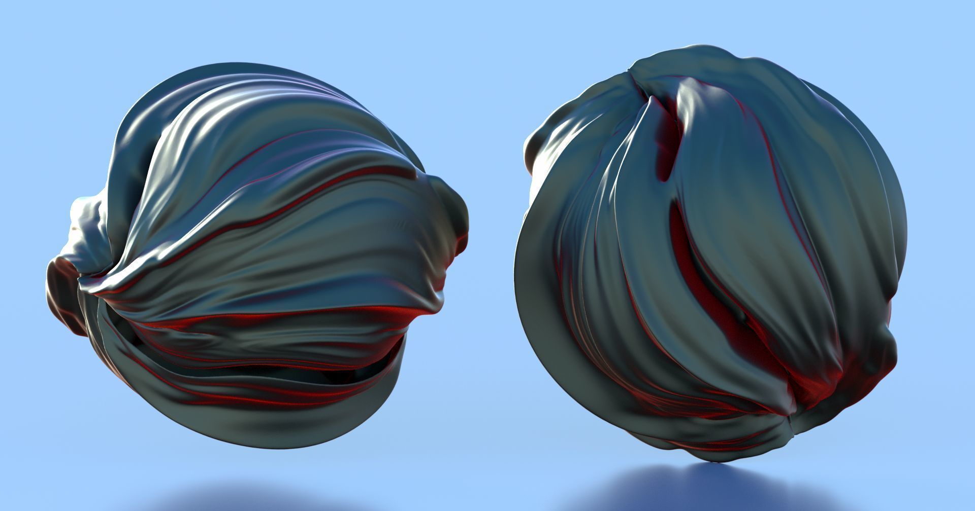 Pillow swirl 3D model_2