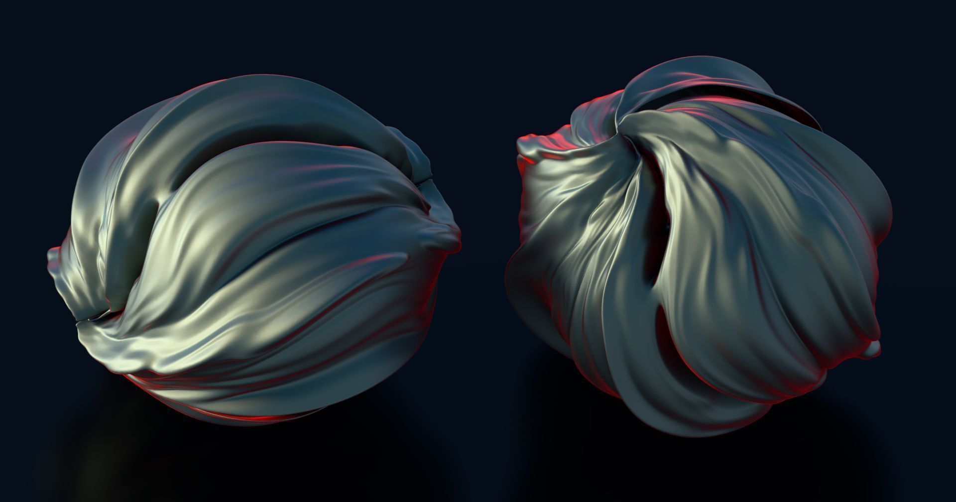 Pillow swirl 3D model_7
