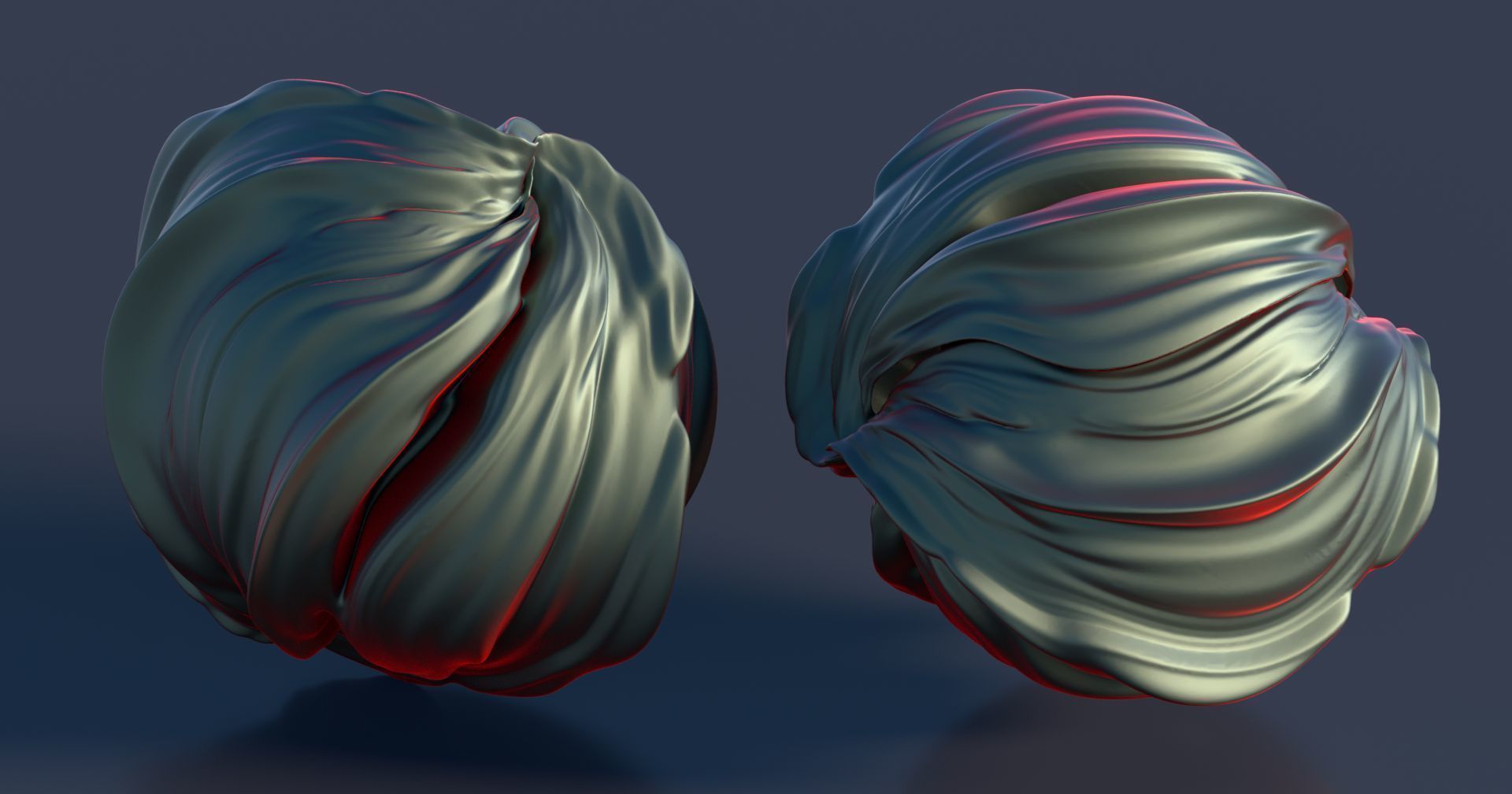 Pillow swirl 3D model_4