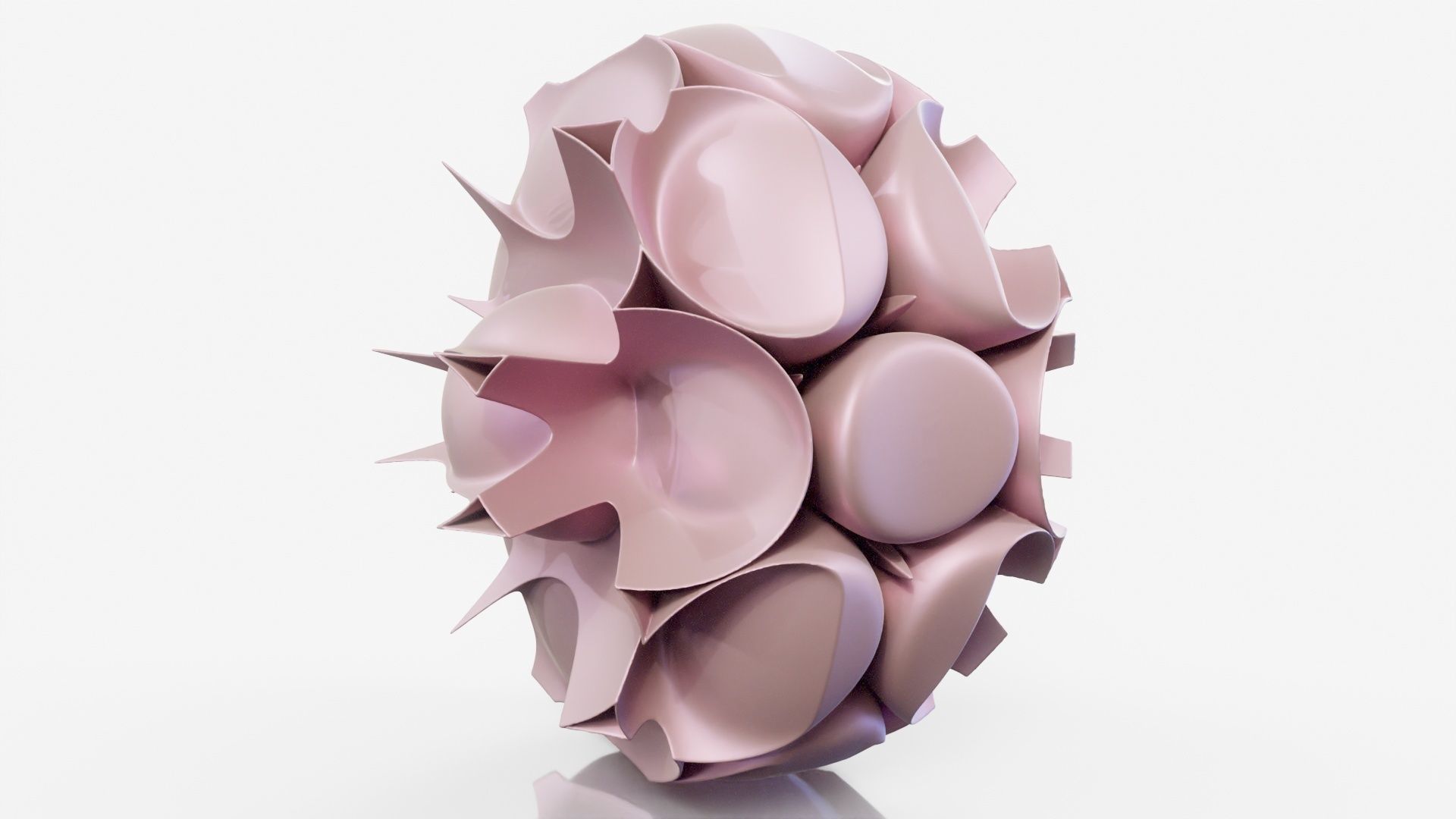 Pills sculpture made of plates 3D model_9