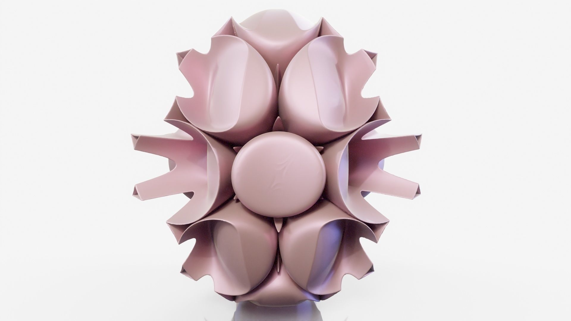 Pills sculpture made of plates 3D model_8