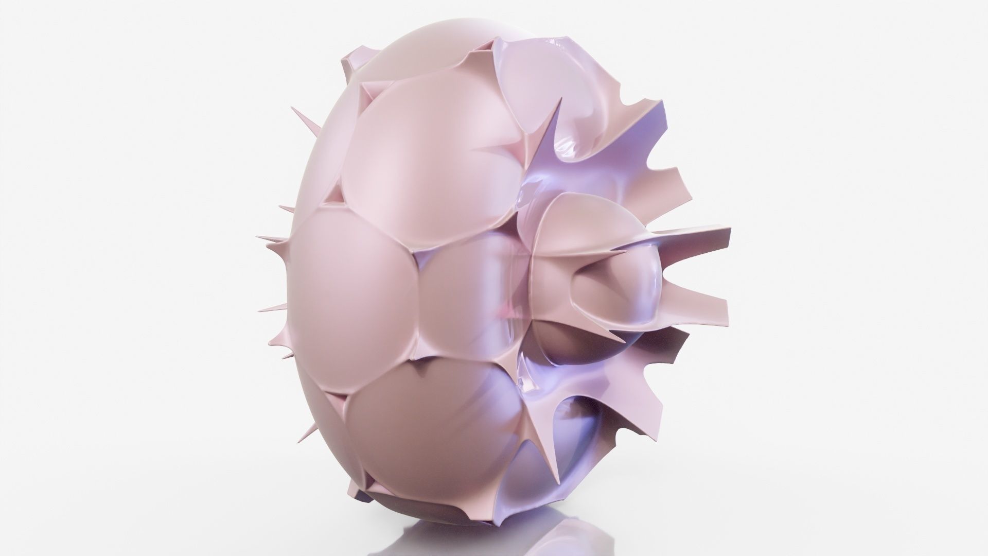 Pills sculpture made of plates 3D model_13