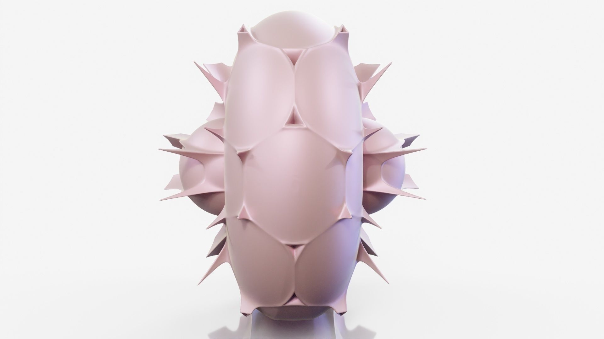 Pills sculpture made of plates 3D model_14