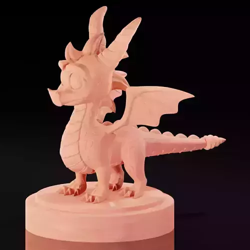 Spyro The Dragon 3D Sculpting 3D model
