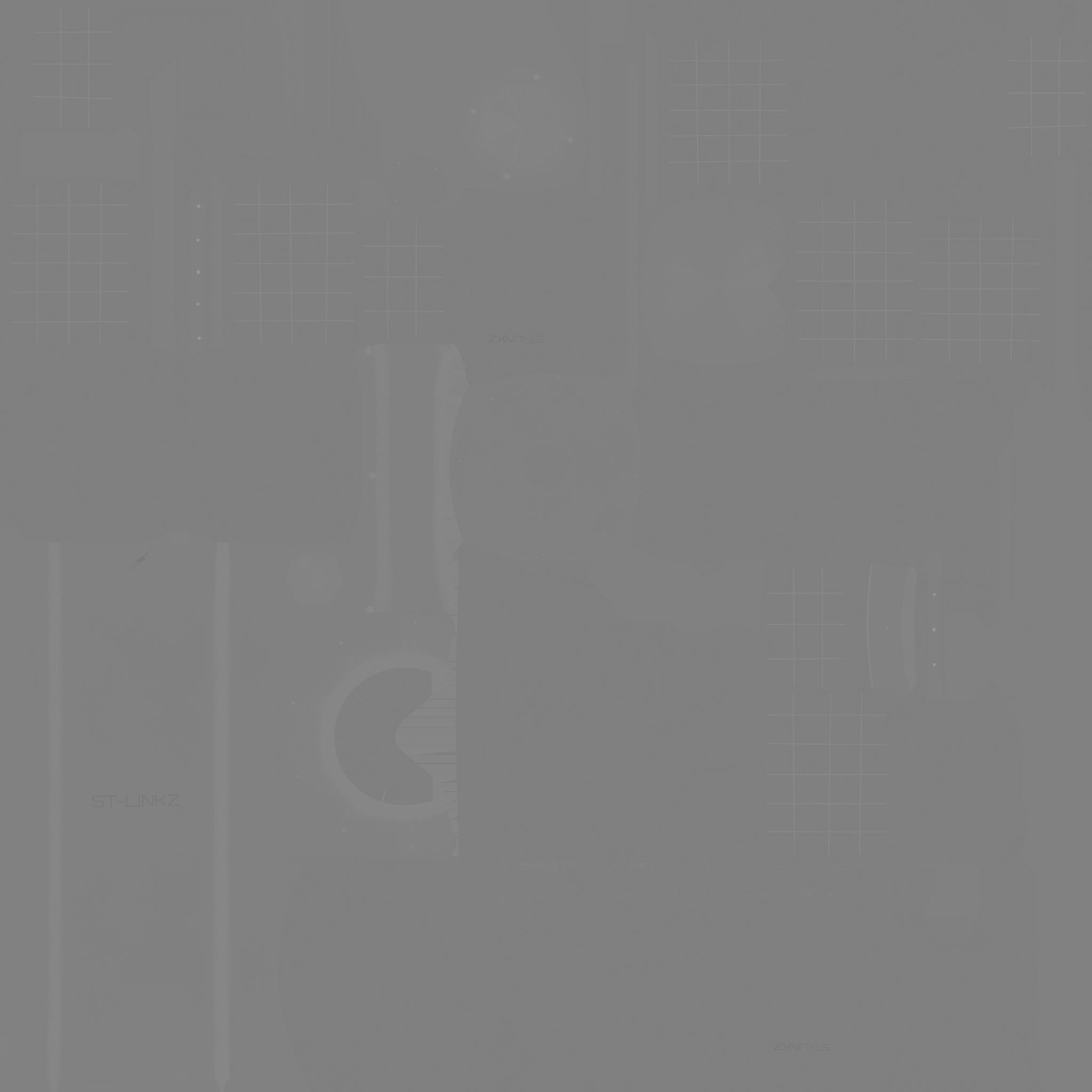 Satellite A02 Golden - SciFi Space Design Low-poly 3D model_21