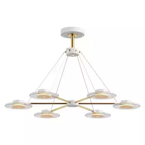 nadin chandelier with five lights in gold