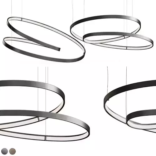 Cattelan Italia Heaven Lite Ribbon Light 3D model