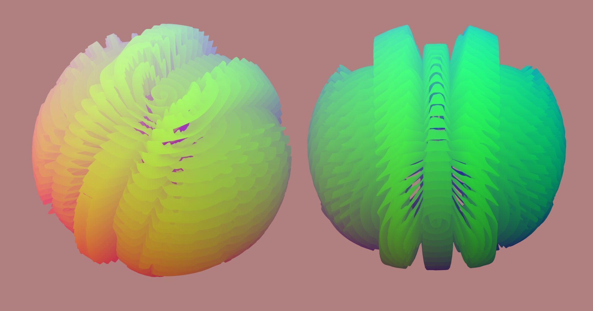 Pancake paper sculpture 3D model_5