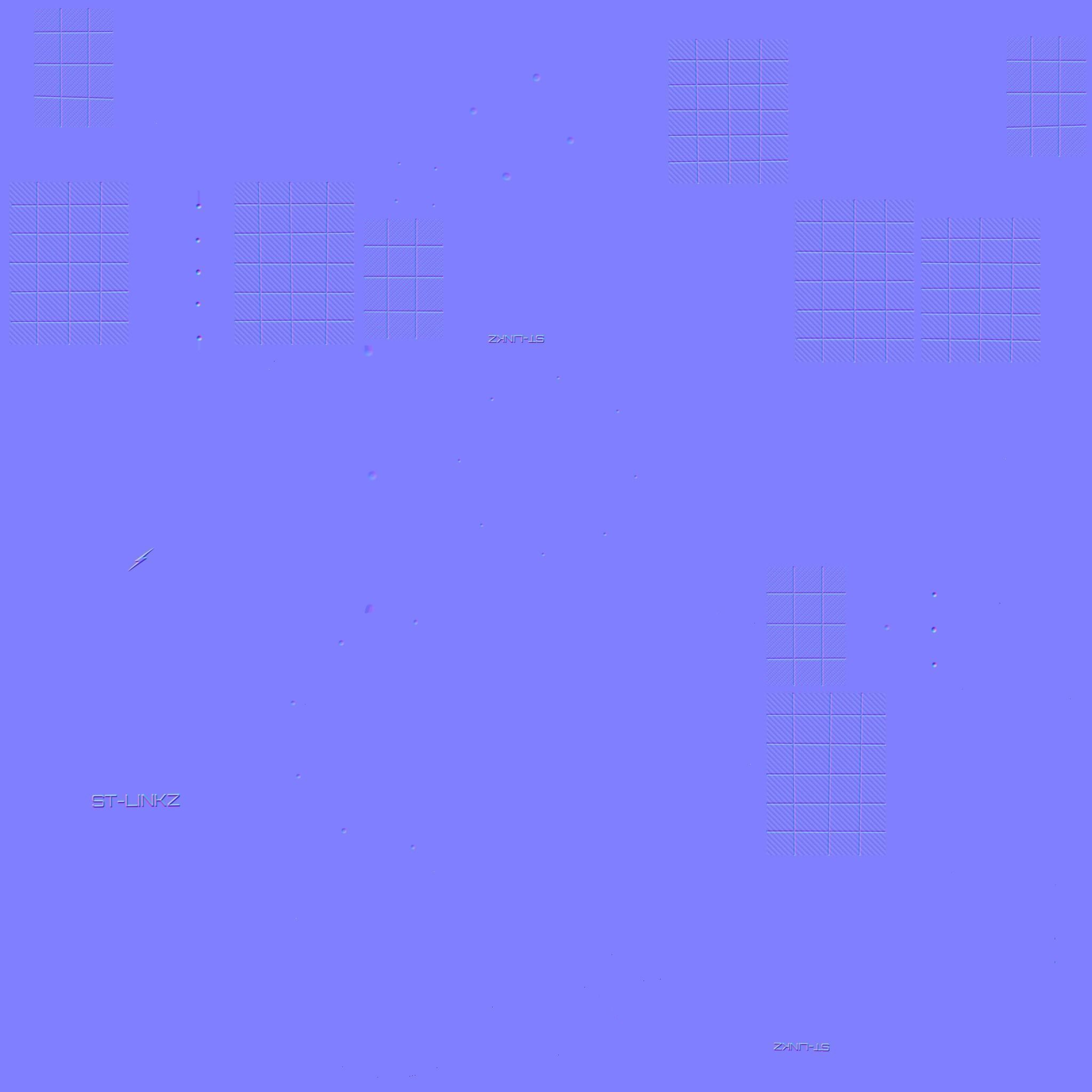 Satellite A03 White Blue - SciFi Space Design Low-poly 3D model_23