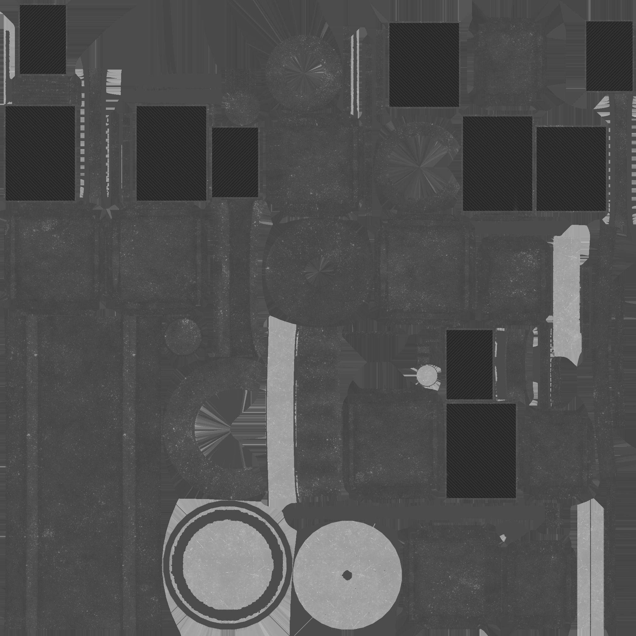 Satellite A04 Steel Red - SciFi Space Design Low-poly 3D model_24