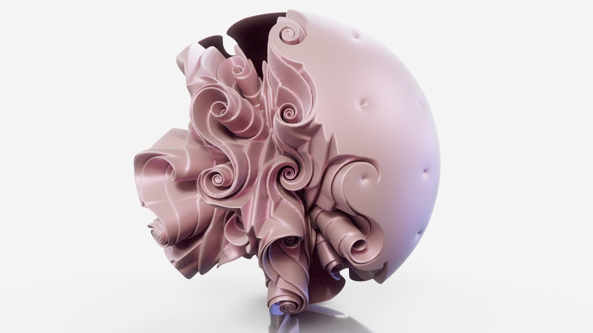 Mushroom ball 3D model_14