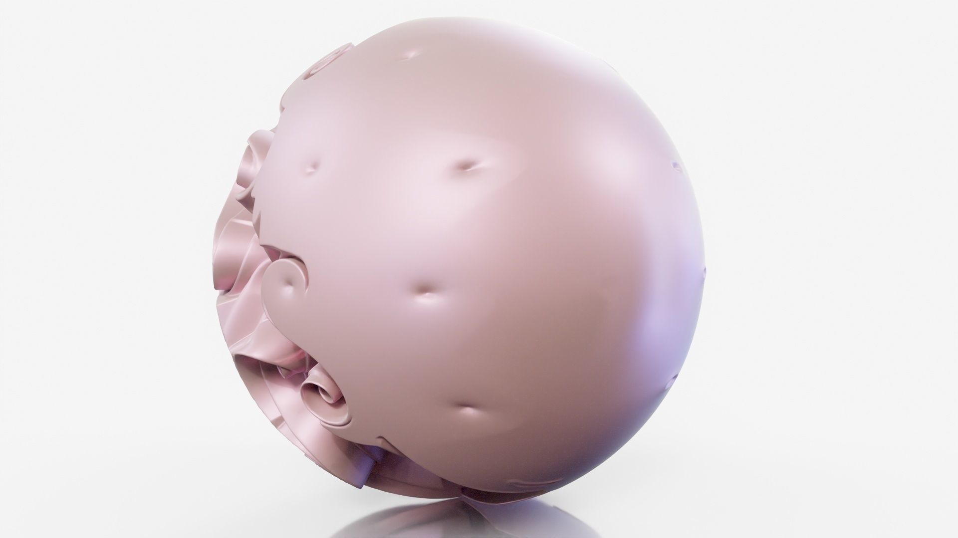 Mushroom ball 3D model_12