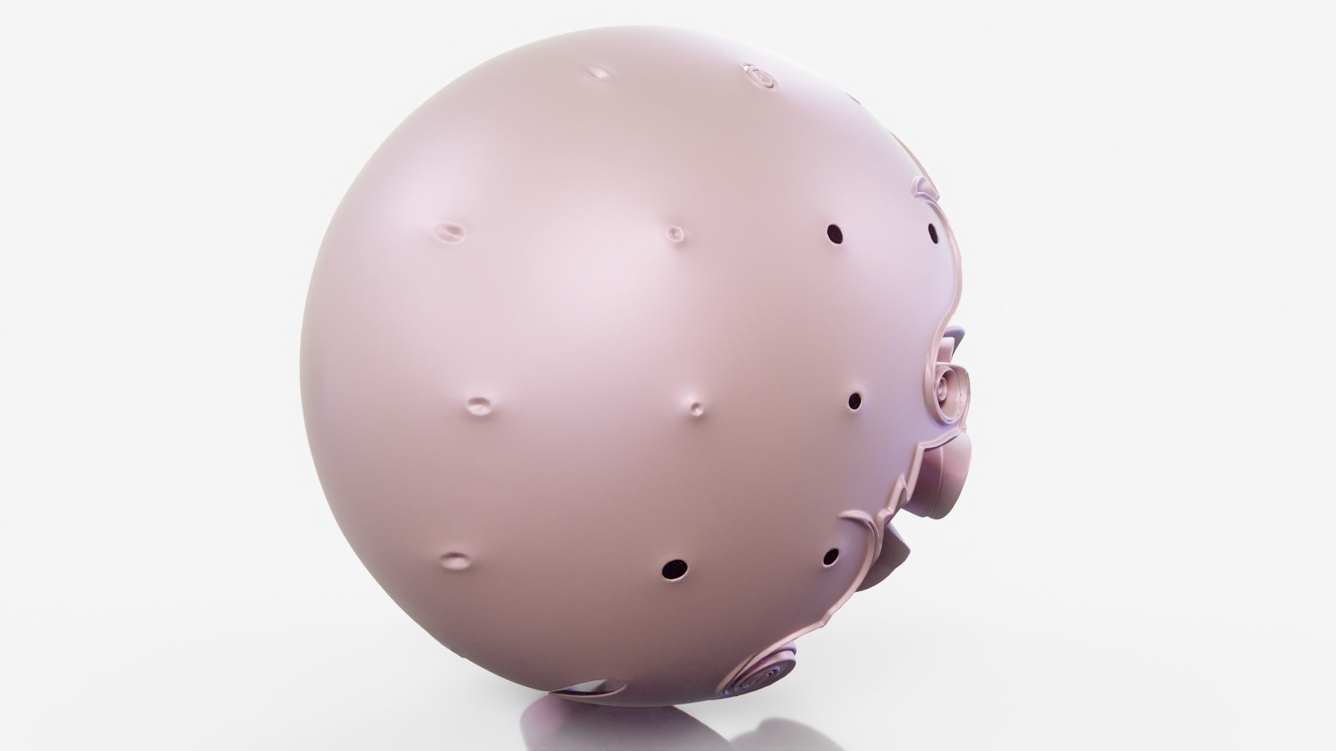 Mushroom ball 3D model_9
