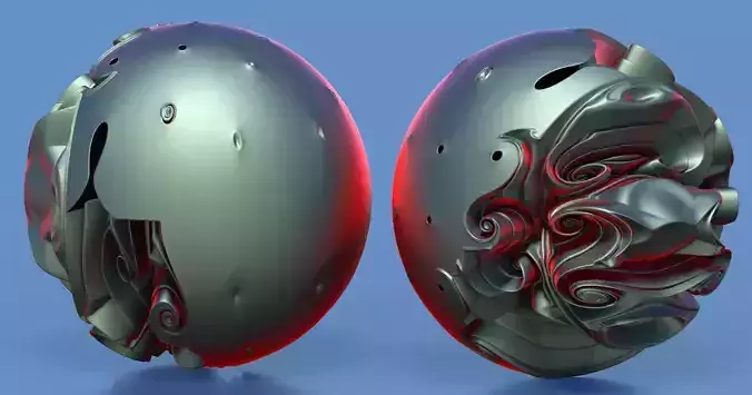 Mushroom ball 3D model