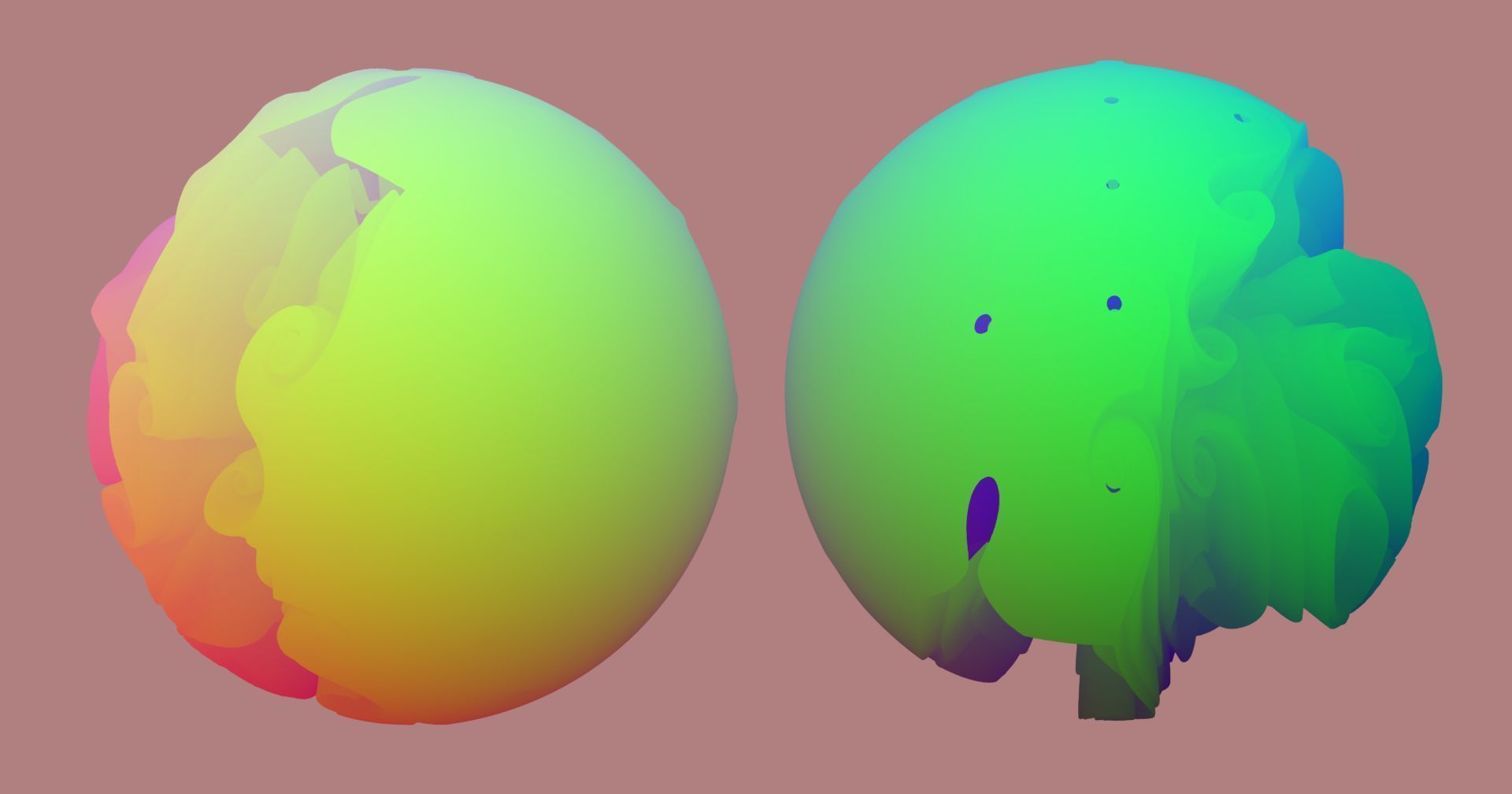 Mushroom ball 3D model_5