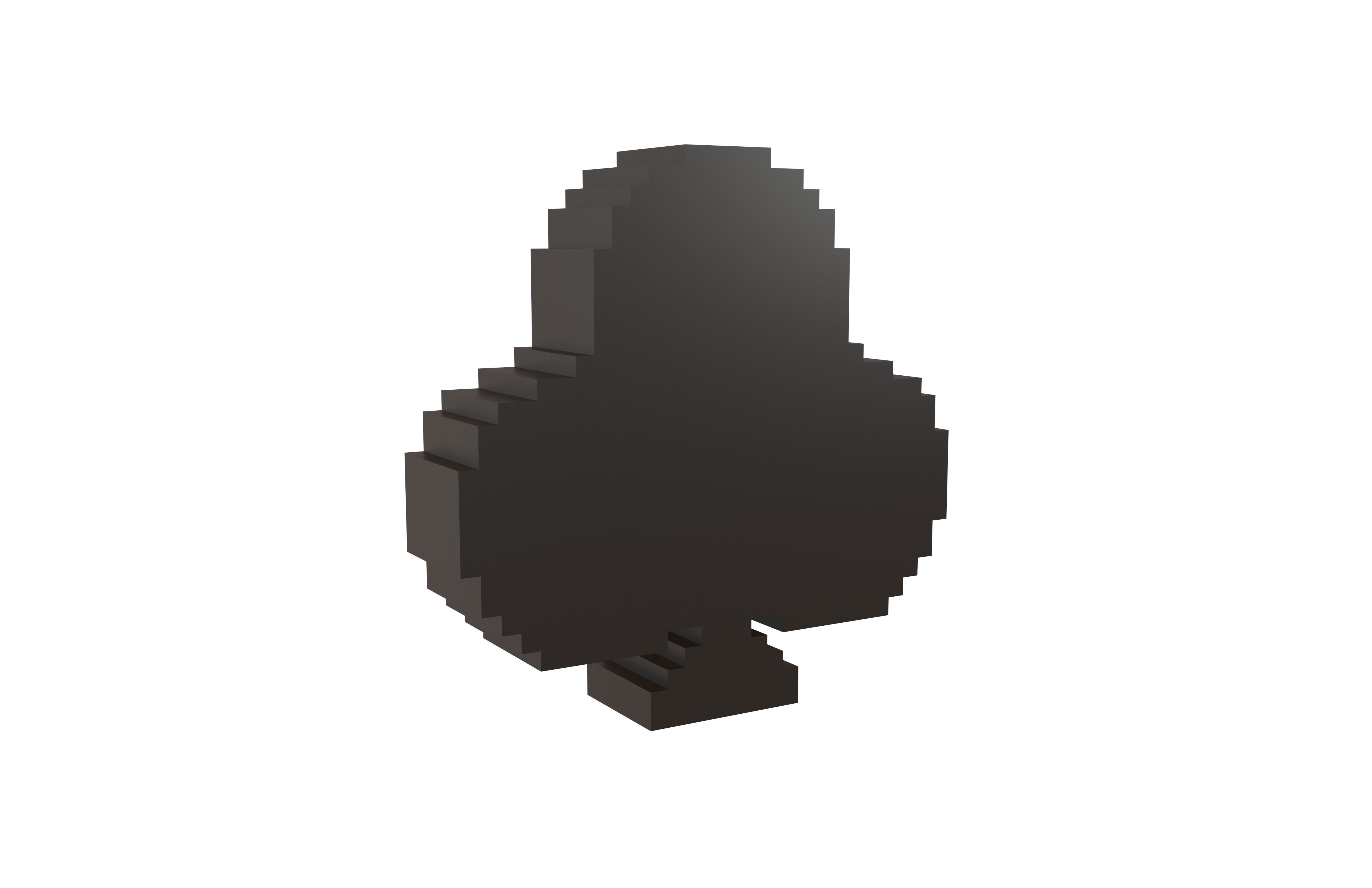 Voxel Poker Card Club v2 001 Low-poly 3D model_1