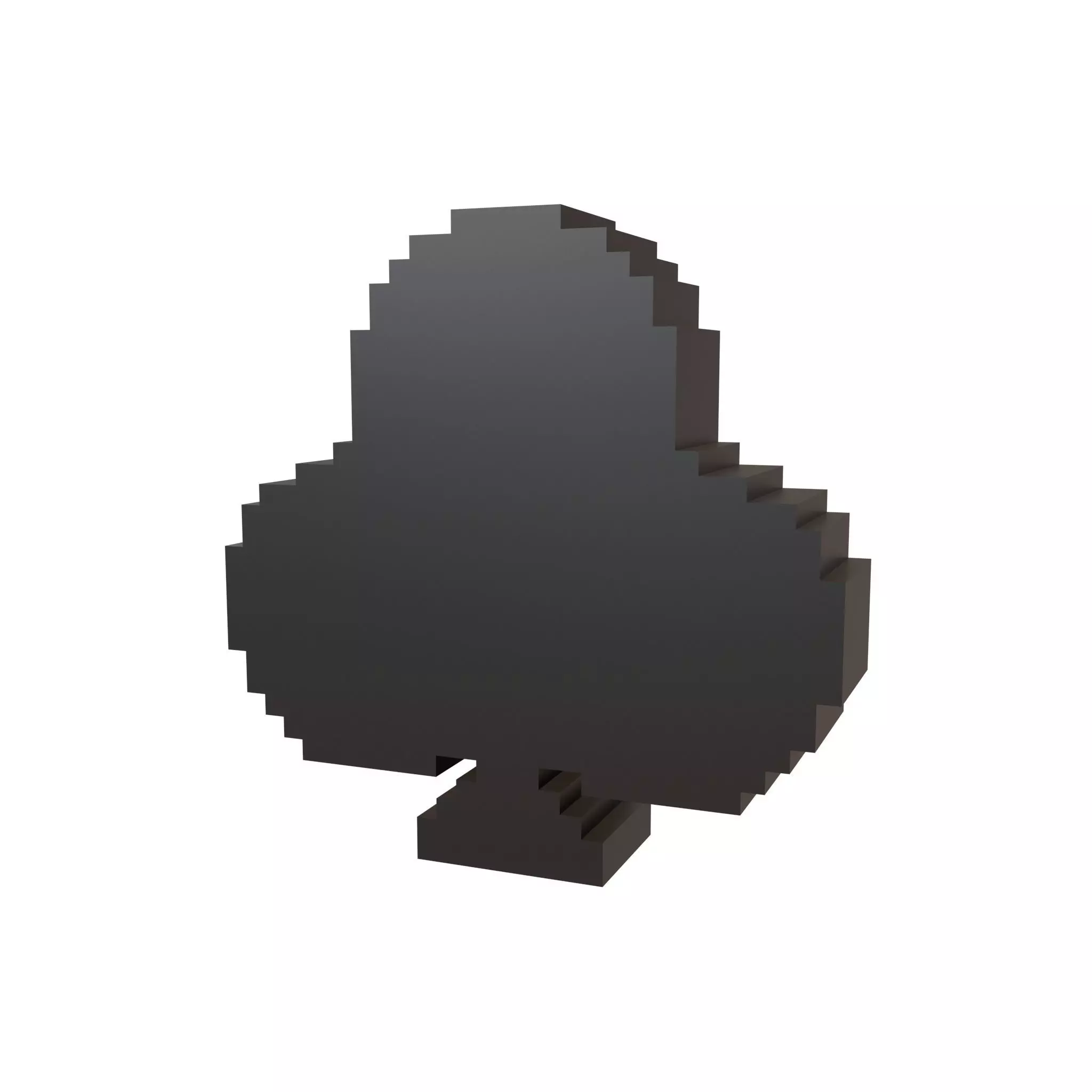 Voxel Poker Card Club v2 001 Low-poly 3D model_0