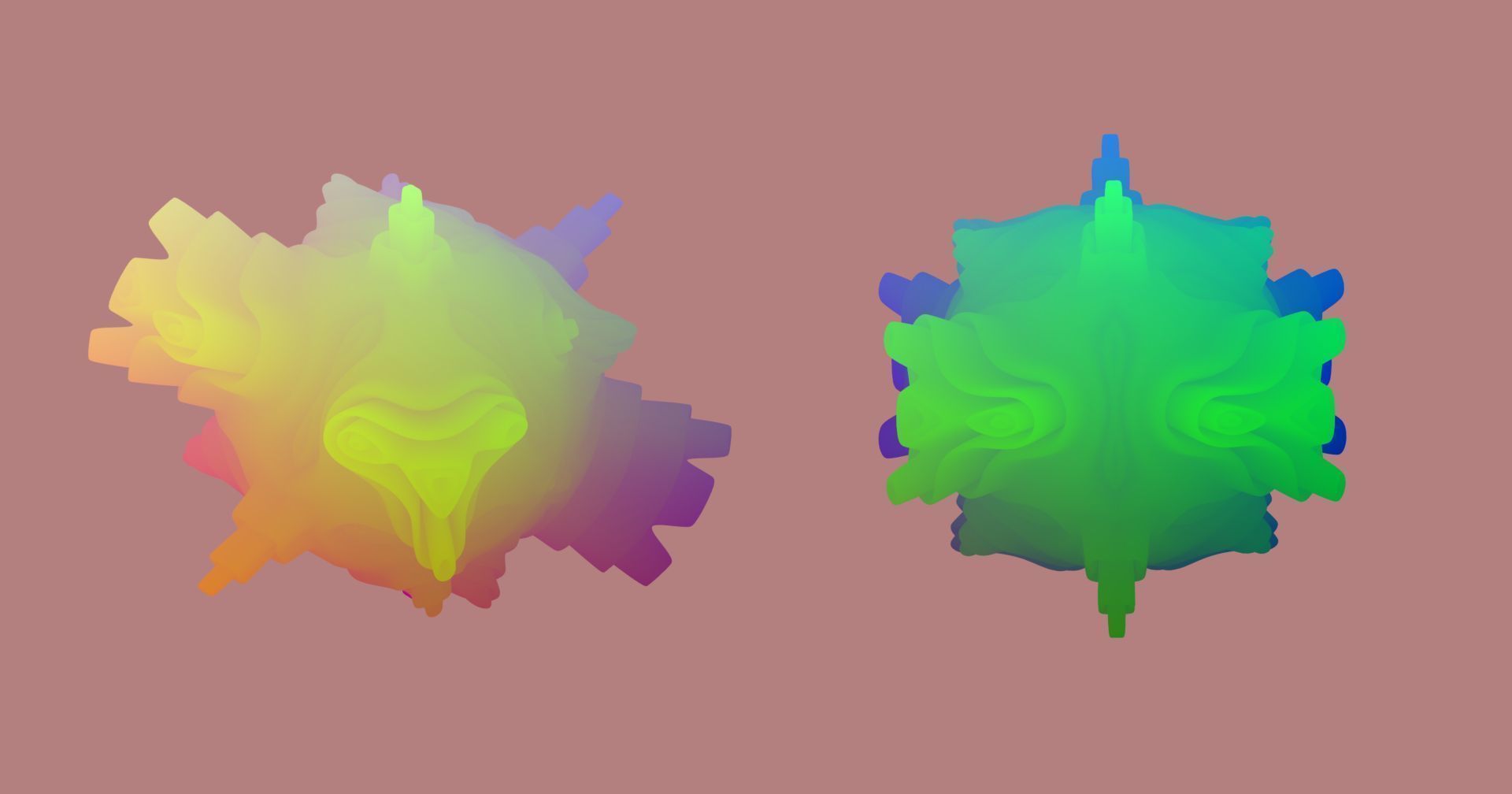 Kisser sculpture 3D model_5