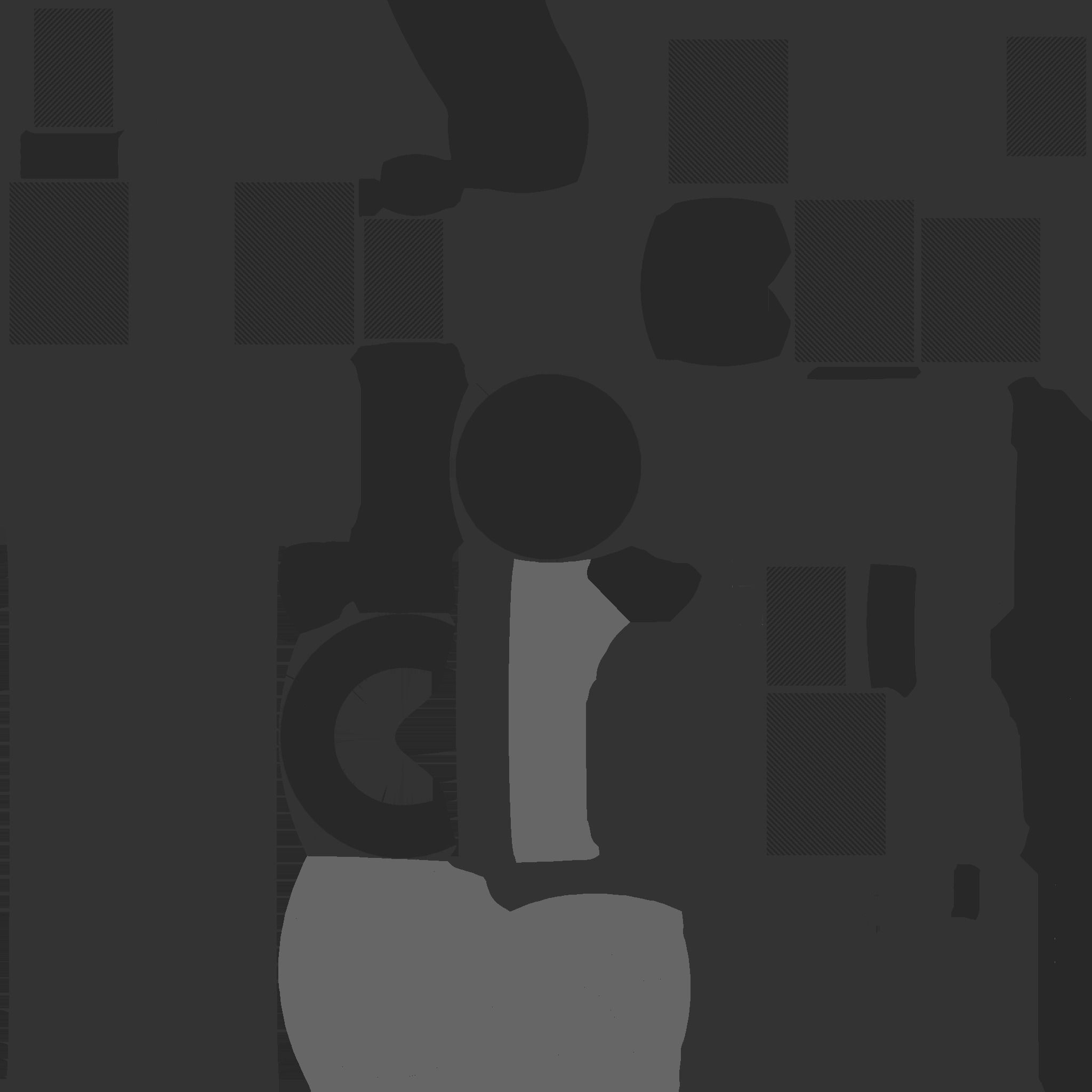 Satellite A08 Aluminum - SciFi Space Design Low-poly 3D model_24